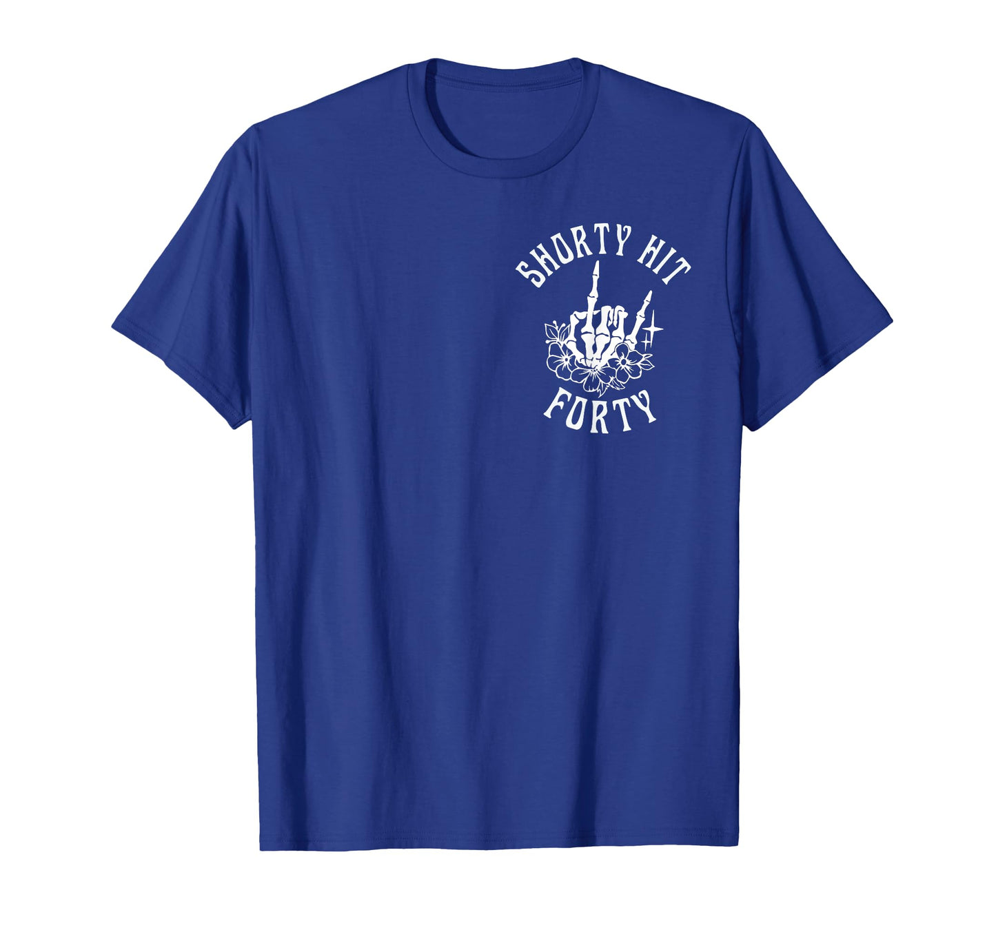 Funny Shorty Hit Forty Turning 40th Birthday Hello Forties T-Shirt