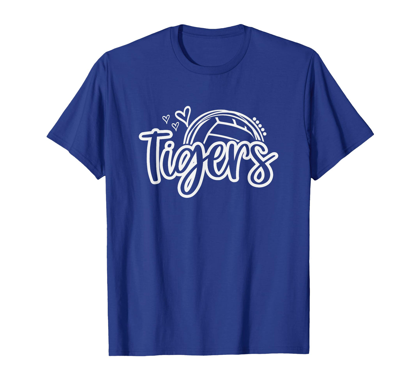 Volleyball Tigers School Sports Fan Team Spirit T-Shirt