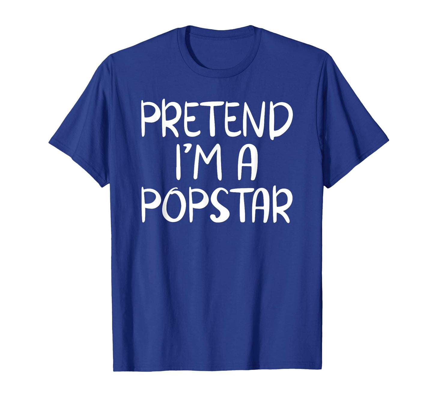 Pretend I'm A Popstar Costume Family Group Lazy Halloween T-Shirt