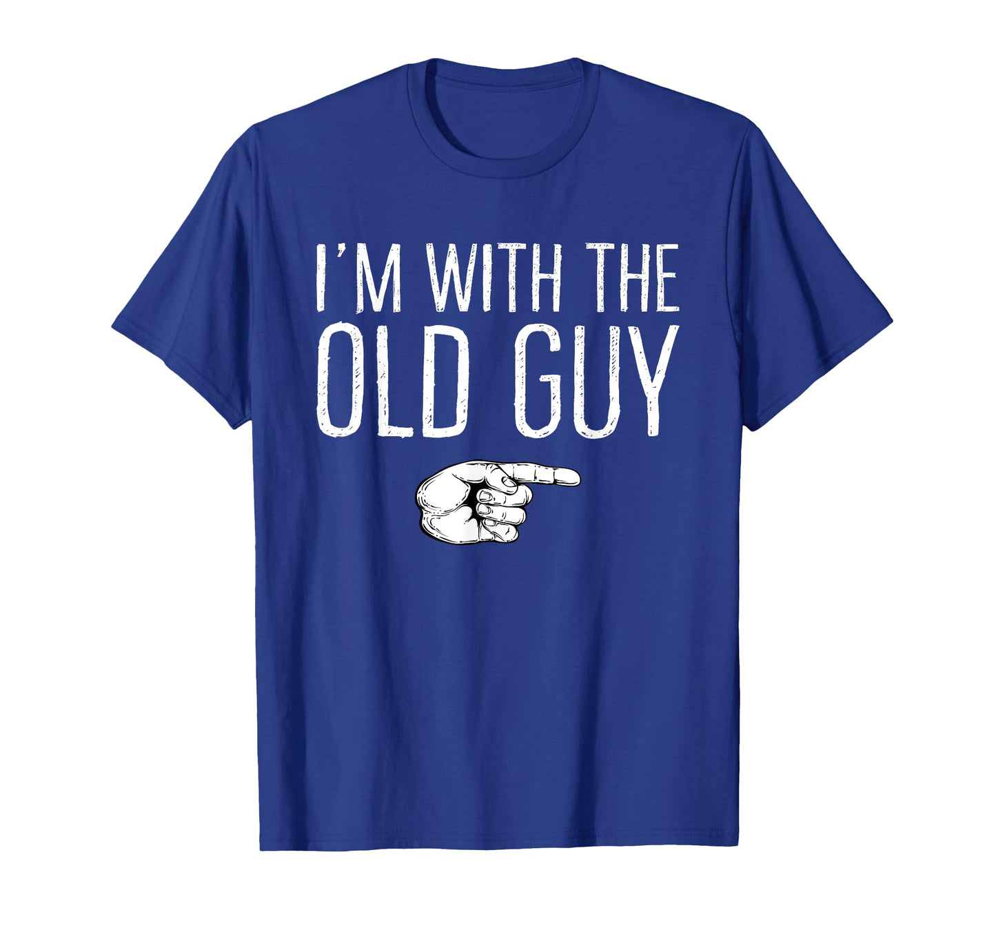 I'm With The Old Guy Matching Costume Lazy Halloween Party T-Shirt