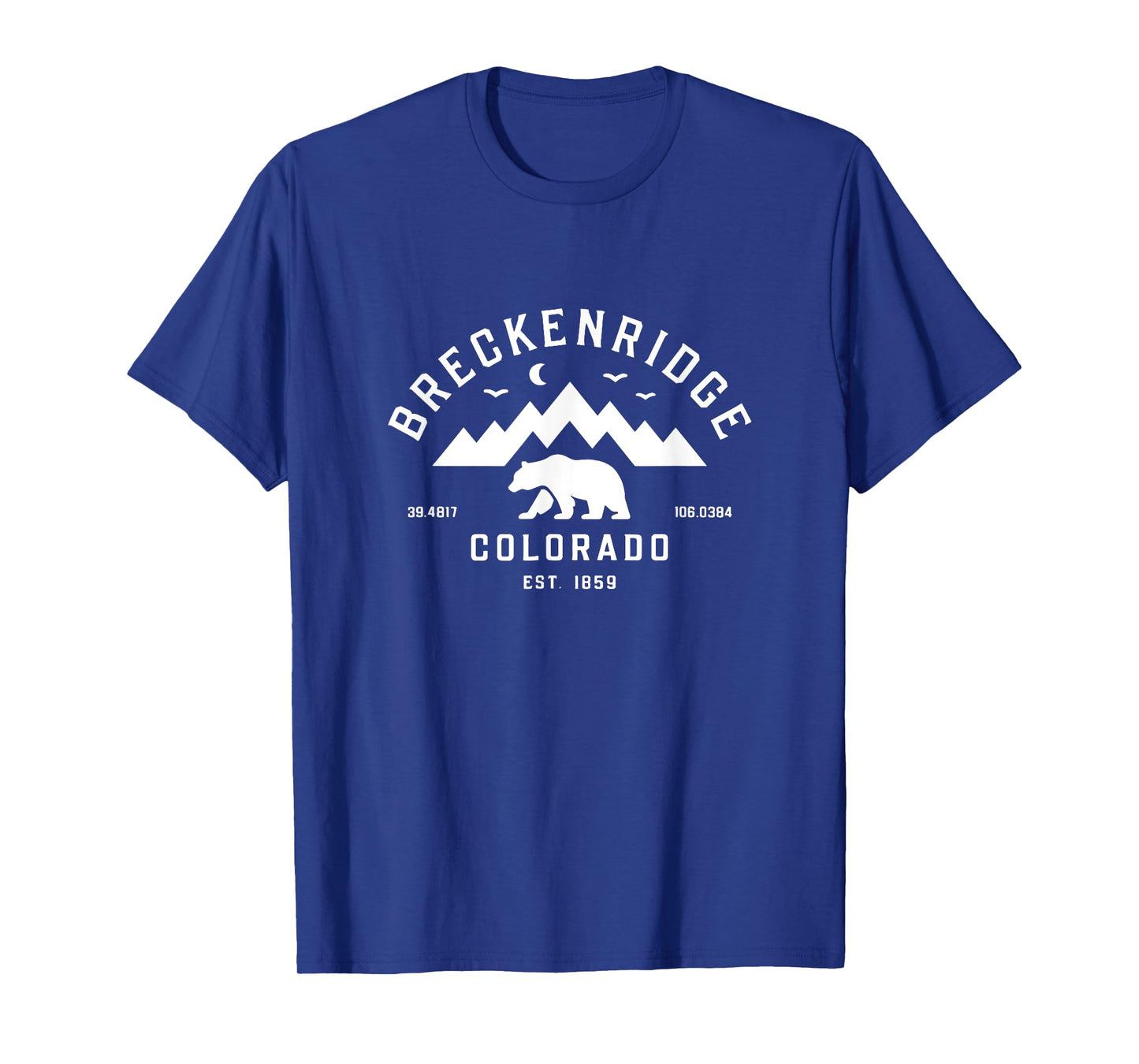 Breckenridge CO Bear Mountain Hiking Modern Souvenir Gift T-Shirt