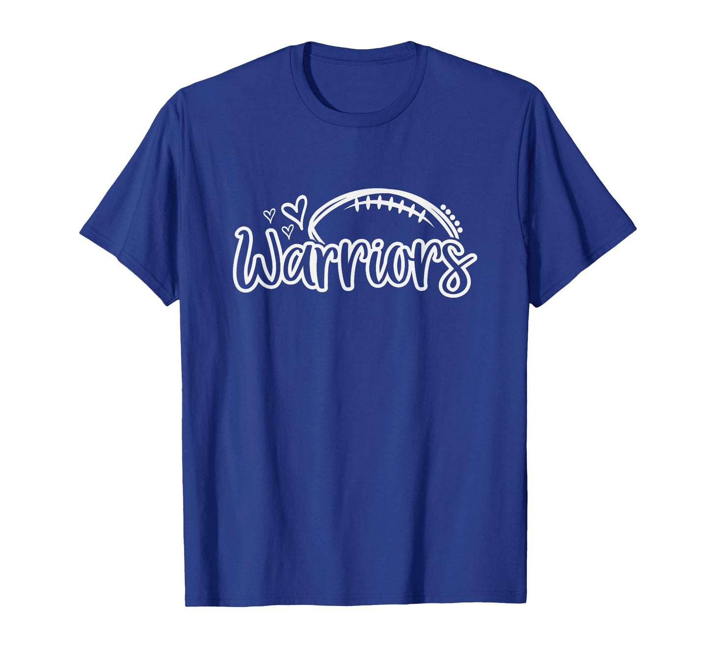 Football Warriors School Sports Fan Team Spirit T-Shirt