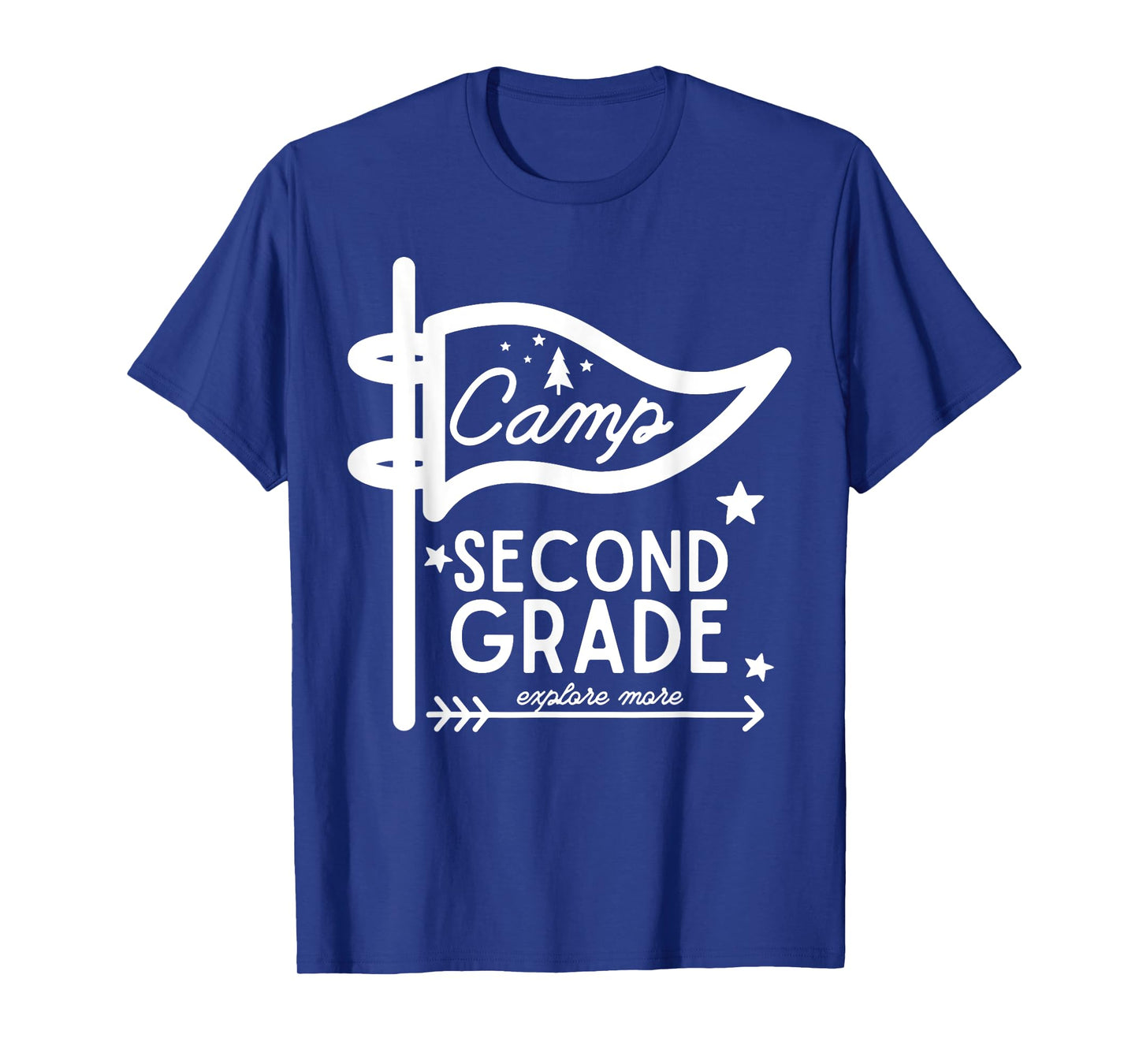 Camp Second Grade Camping Teacher 2nd Grade Back To School T-Shirt
