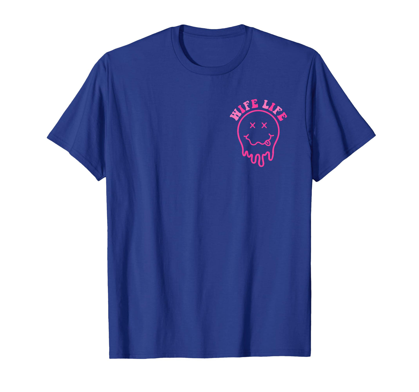 Funny On My Husband's Last Nerve Groovy Wife 2 Sides T-Shirt