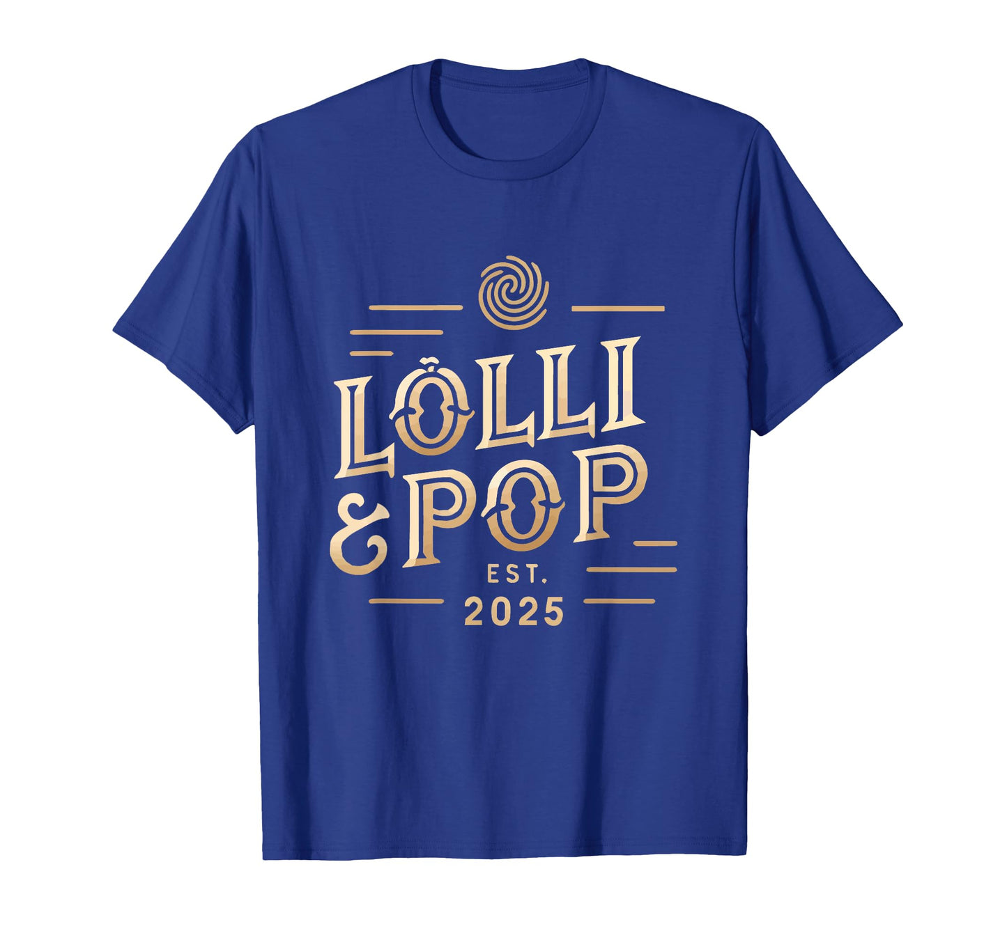 Lolli and Pop Established 2025 Lolly Pop Grandparents T-Shirt