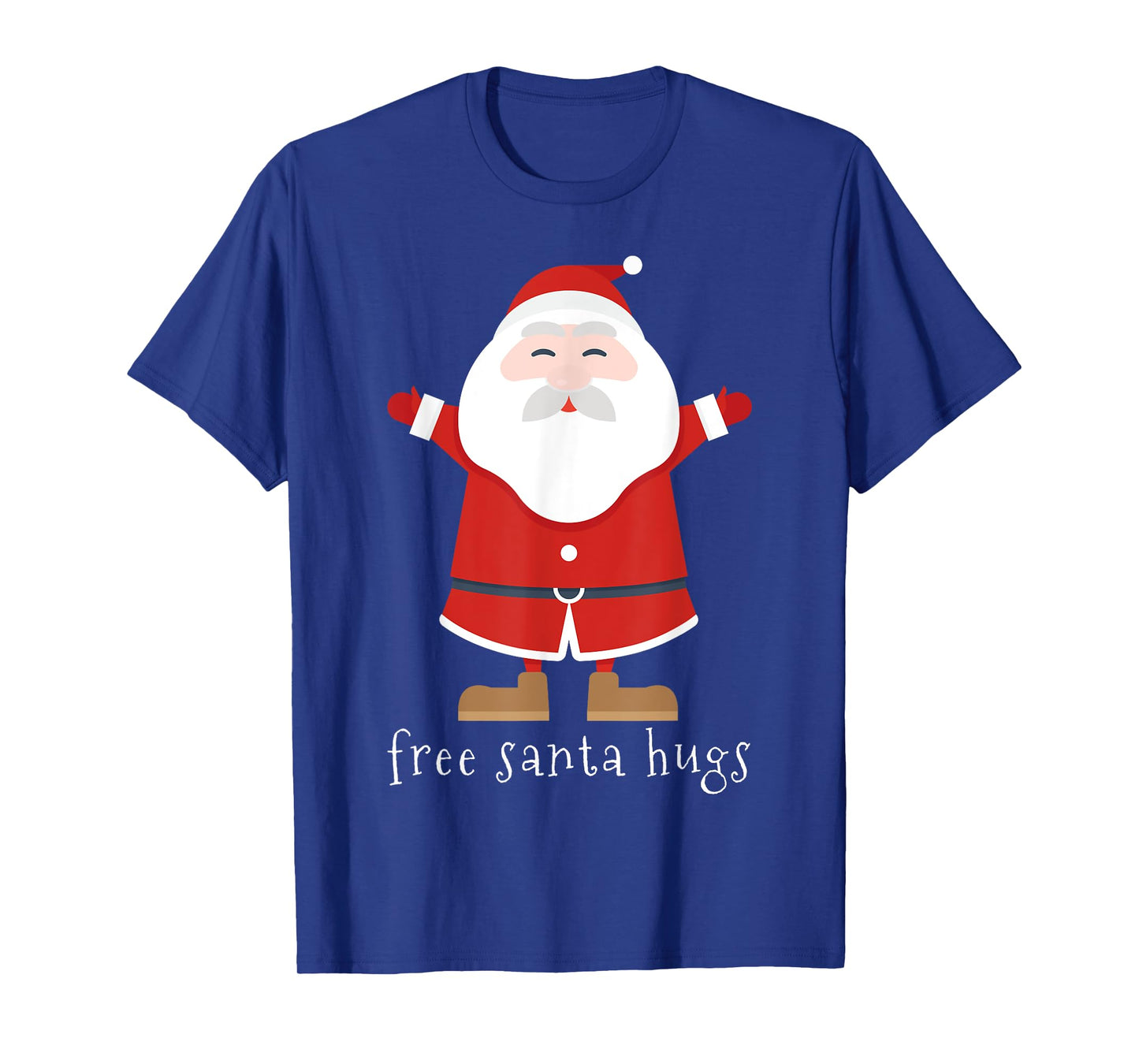 Free Santa Hugs Cute Christmas Holiday T-Shirt