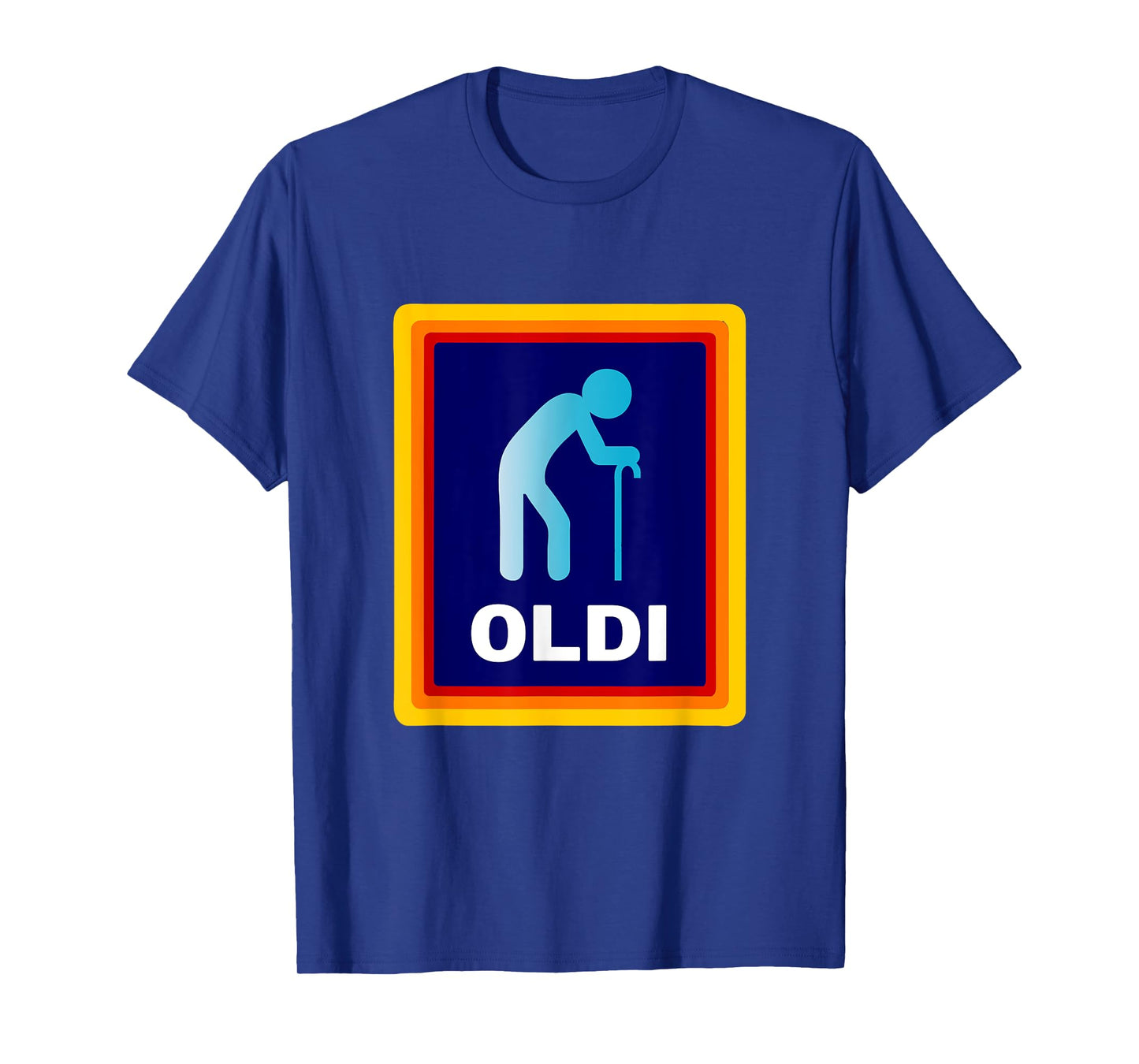 Oldi - Funny Parody for Grandpa Birthday or Grandma Birthday T-Shirt