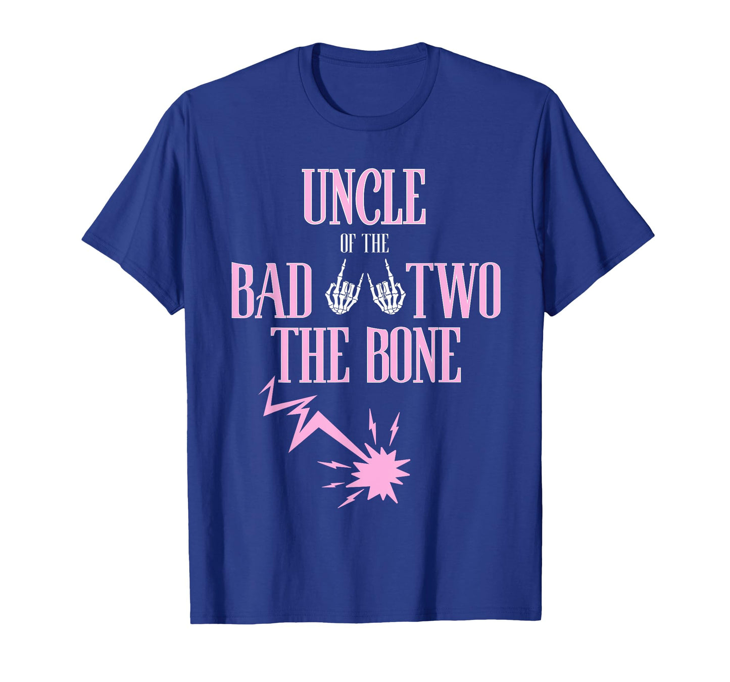Uncle of the Bad Two The Bone Rock-and-Roll 2nd Birthday T-Shirt