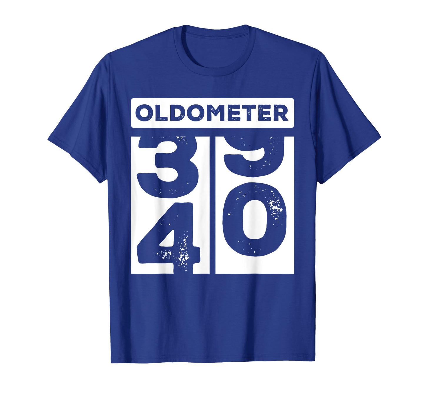 Oldometer 40 Funny Turning 40th Birthday 39-40 Happy Bday T-Shirt