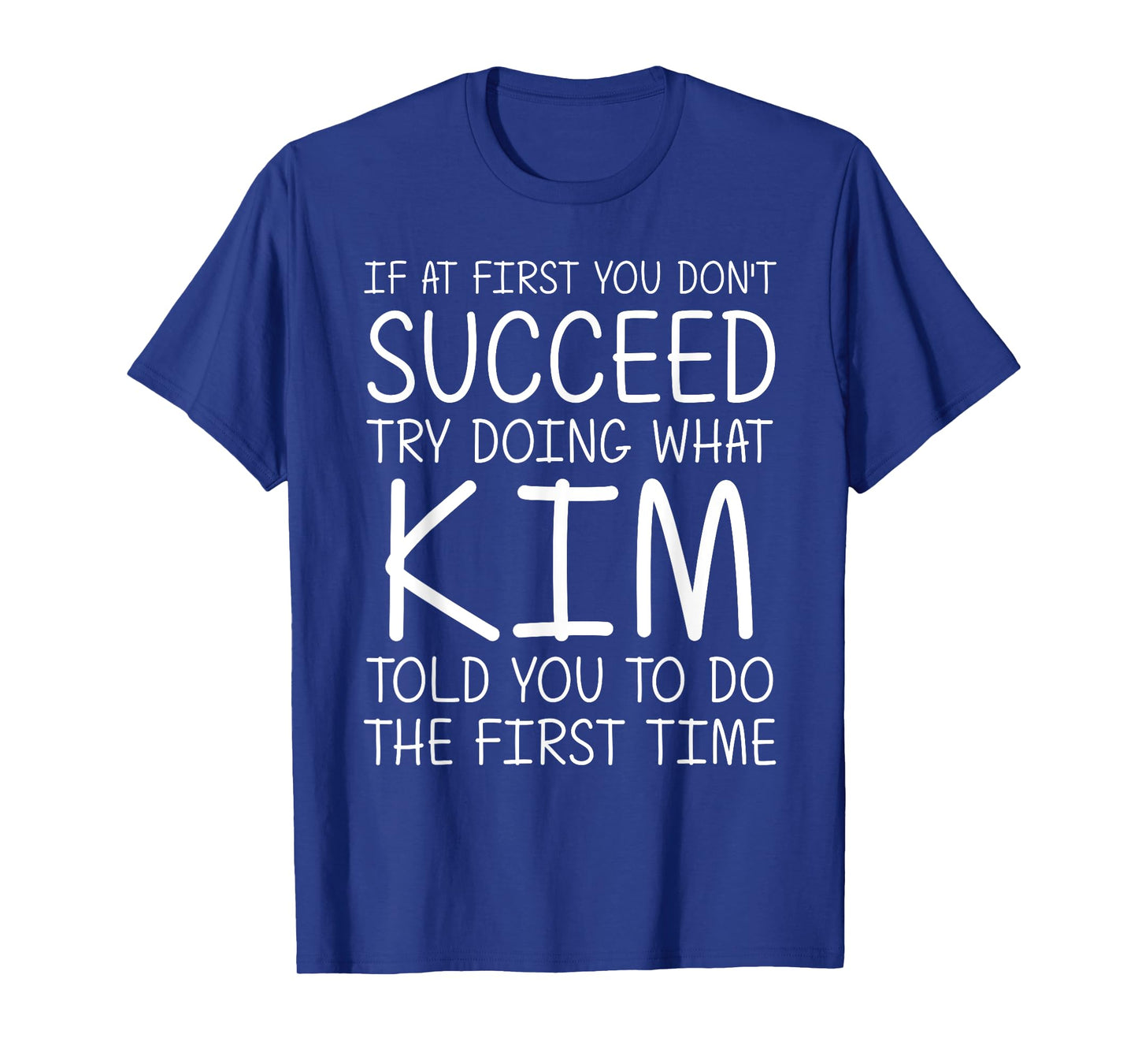 KIM Gift Name Personalized Birthday Funny Christmas Joke T-Shirt