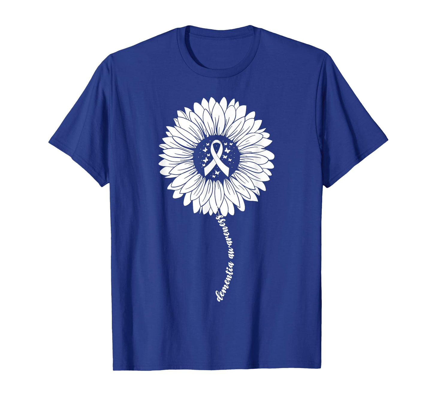 Dementia Awareness Month For Women Woman Purple Dementia T-Shirt