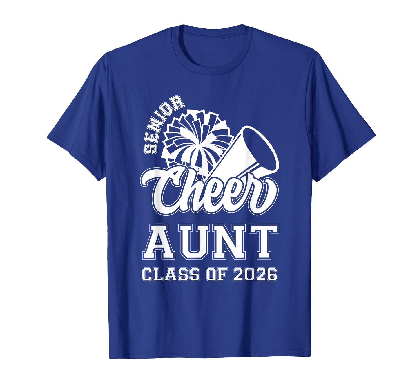 Senior Cheerleader Aunt Cheer Class Of 2026 Graduation Women T-Shirt