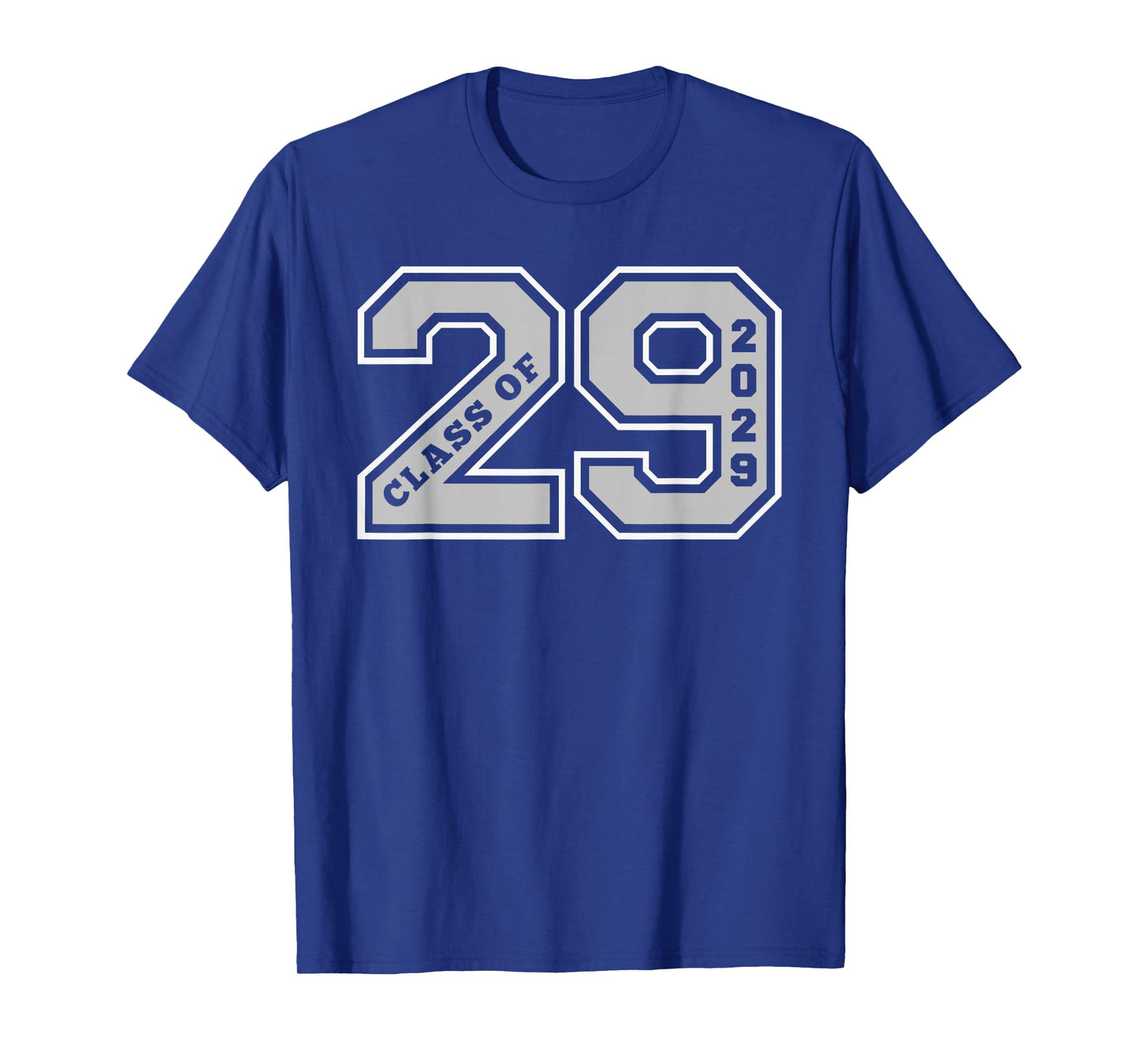 CLASS OF 2029 - GREY LETTERMAN STYLE CLASS OF 29 GRAD GIFT 1 T-Shirt