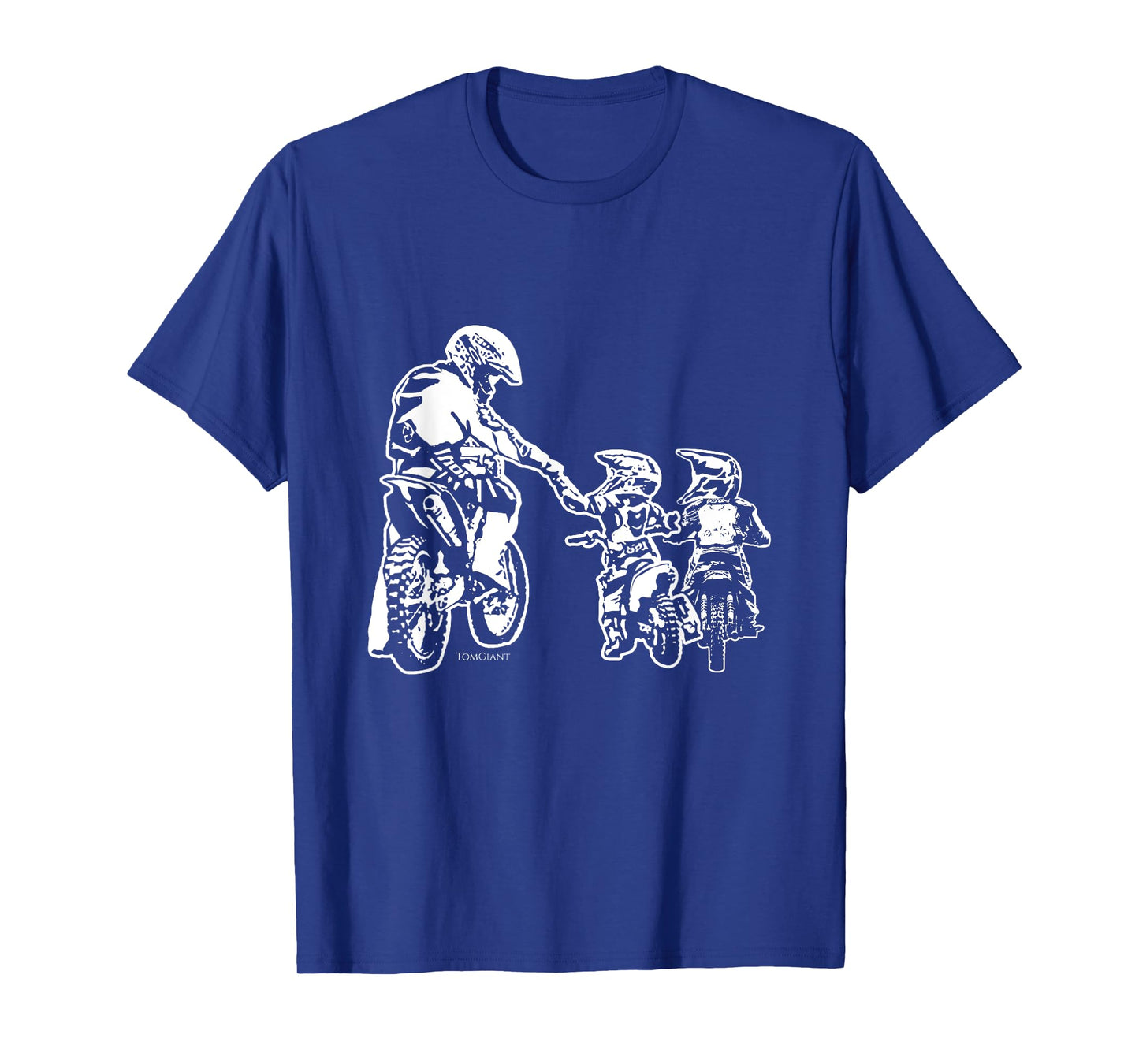 Dirt Bike Motorcycle Motocross Father Biker Son Sons Dad T-Shirt