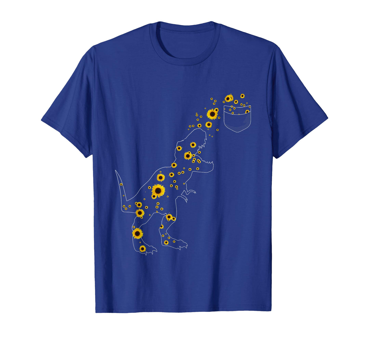 Sunshine Dinosaurs T-rex Sunflower Rex Sun Flower dinosaur T-Shirt for Men Women Girls Kids
