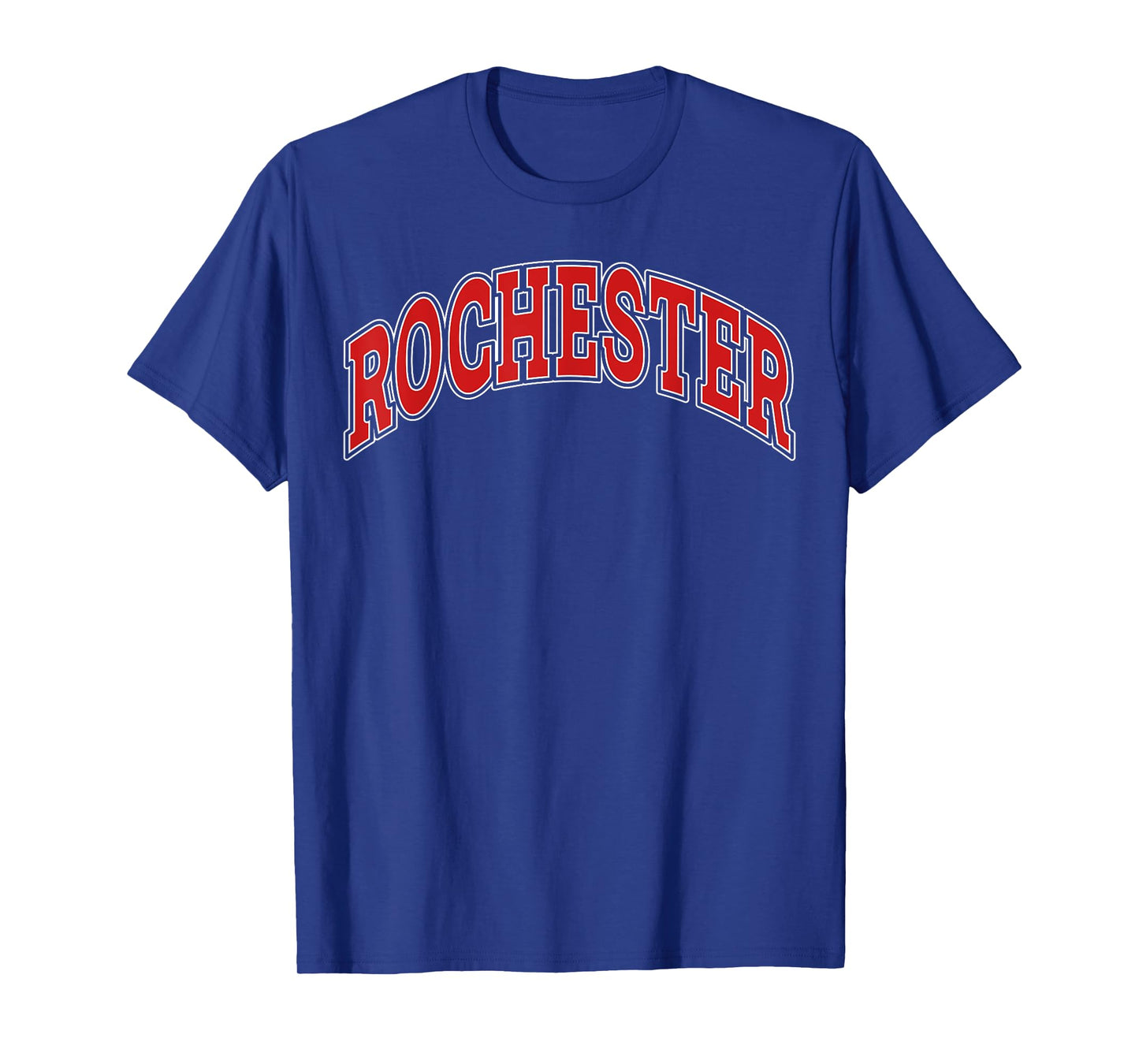 Rochester College Style Red Throwback Souvenir T-Shirt