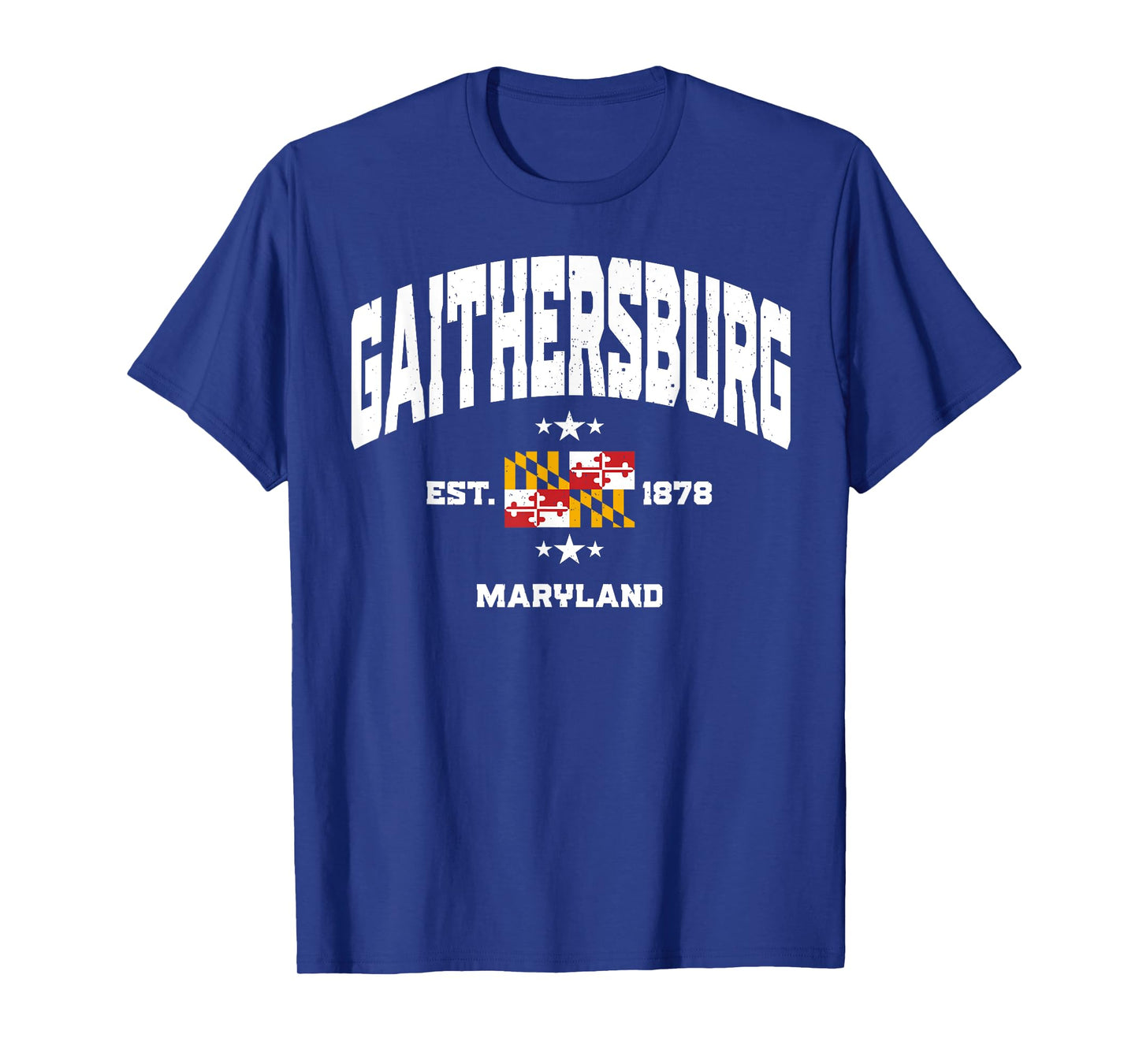 Athletic Gaithersburg Maryland MD Retro Throwback Souvenir T-Shirt