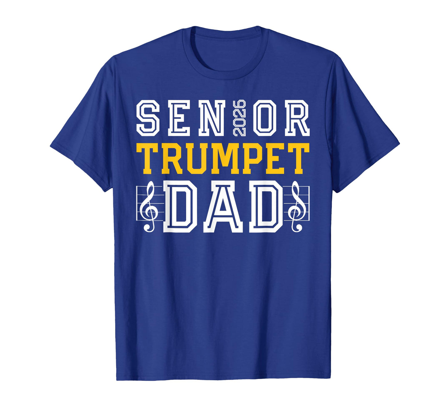 Retro Senior Trumpet Dad 2026 Marching Band Class of 2026 T-Shirt