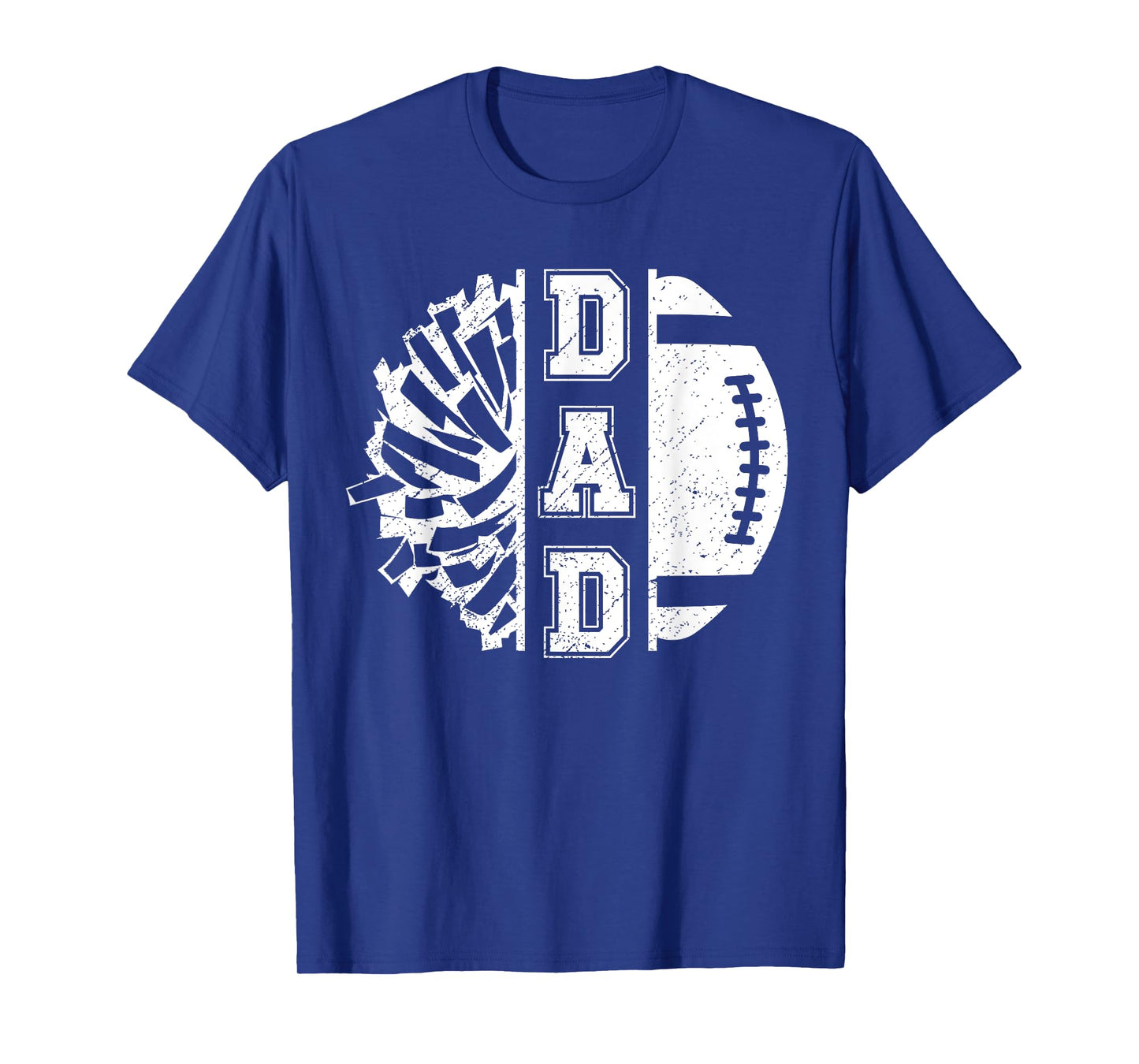 Football And Cheer Dad Proud Football And Cheerleading Dad T-Shirt