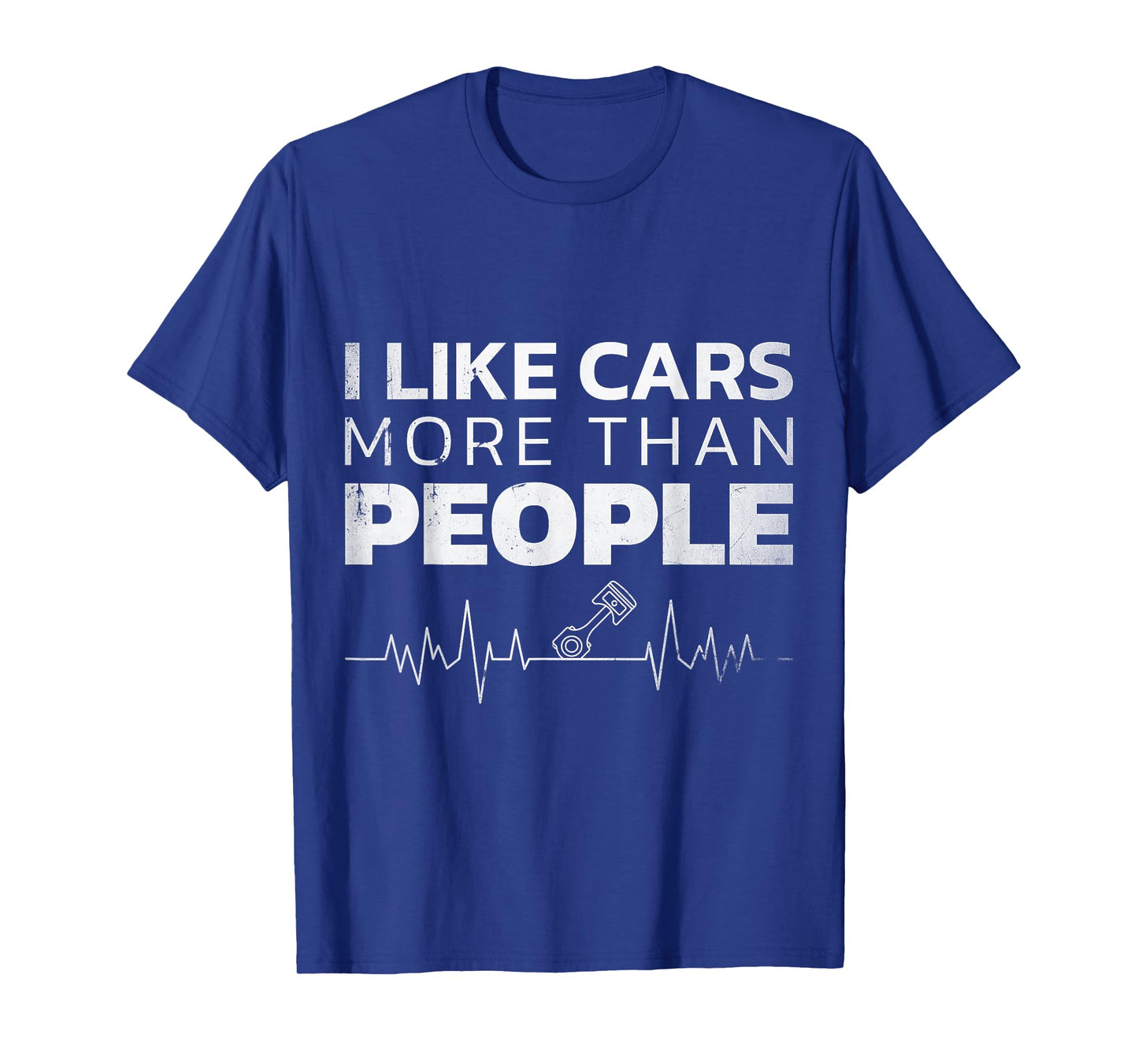 I like cars more than people men women T-Shirt
