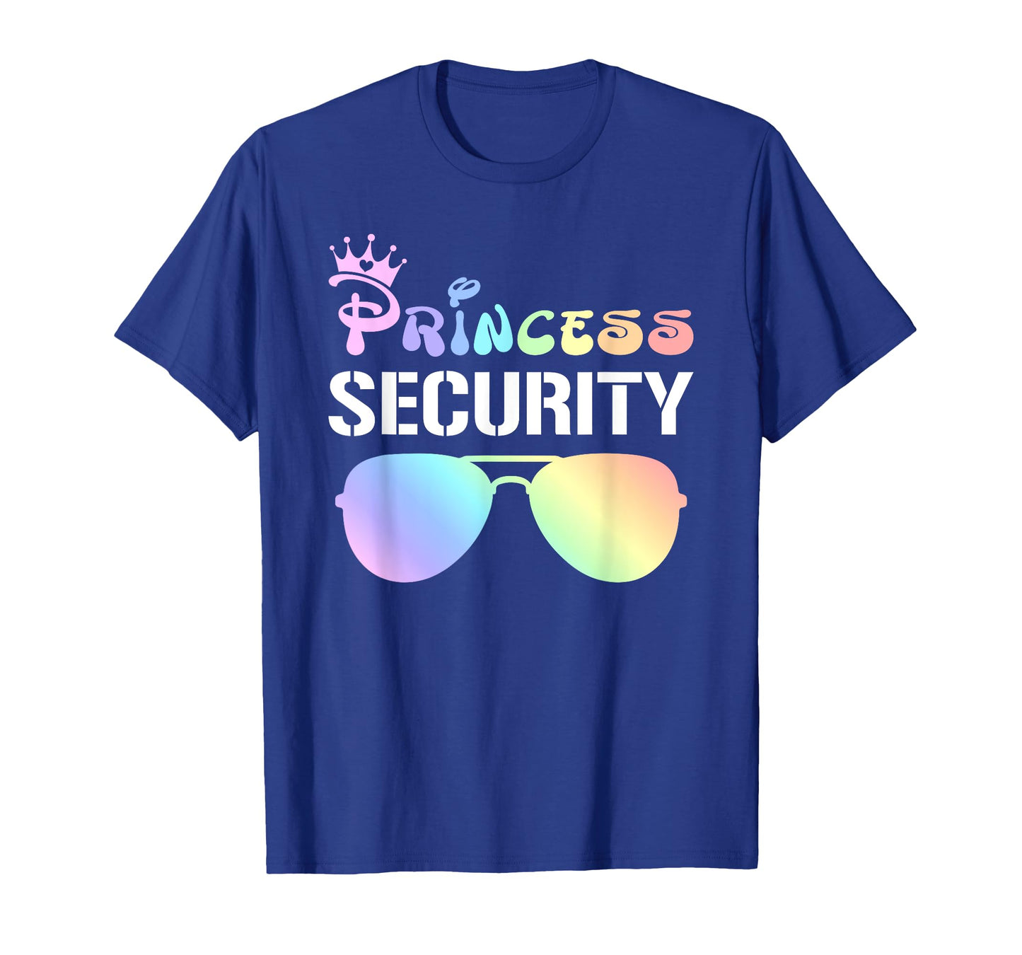 Princess Security Squad Crown Matching Sunglasses Birthday T-Shirt