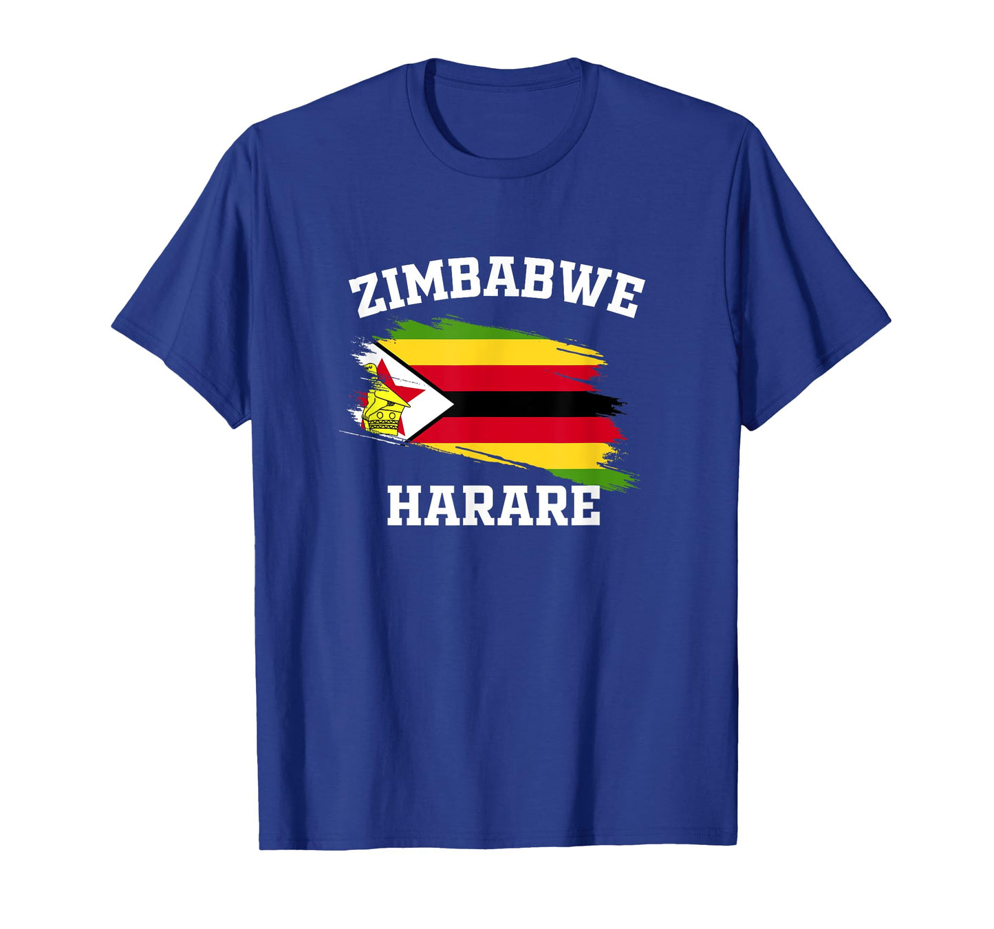 Zimbabwe Flag Harare Vacation Athletes Africa Souvenirs T-Shirt