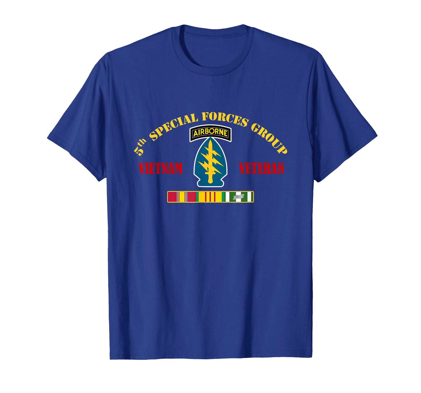 5th Special Forces Group Vietnam Veteran Military Papa Xmas T-Shirt