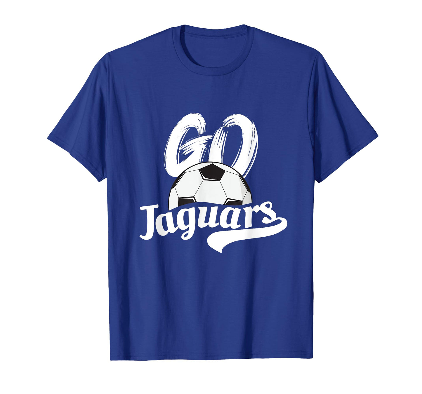Go Jaguars Soccer Ball Team Spirit Family Support T-Shirt