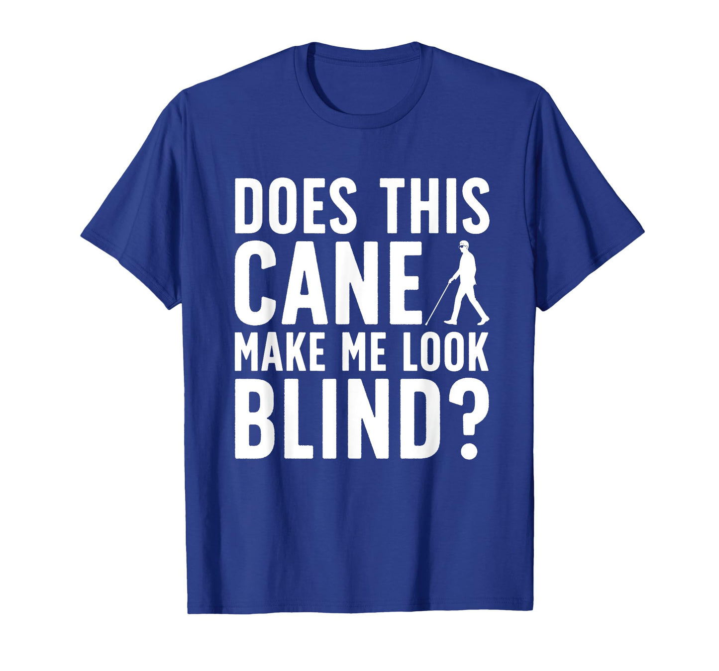 Blind Person Art For Men Women Sight Impaired Blind People T-Shirt