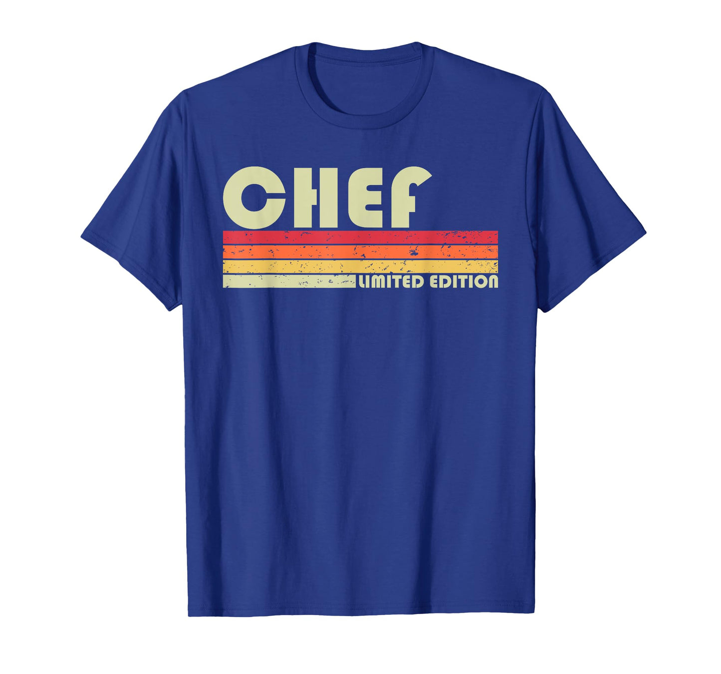 Personal Christmas Retro Vintage Graduation Gifts Chef Funny Job Title Profession Birthday Worker Idea T-Shirt