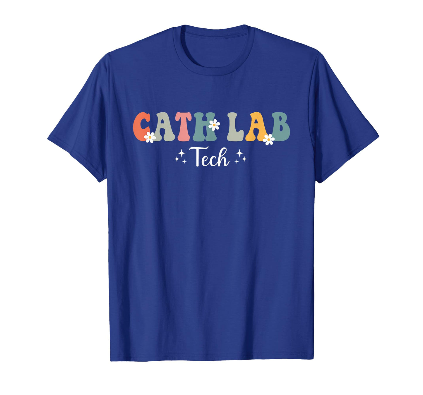 Retro Groovy Cath Lab Tech Cath Lab Technician For Women Men T-Shirt