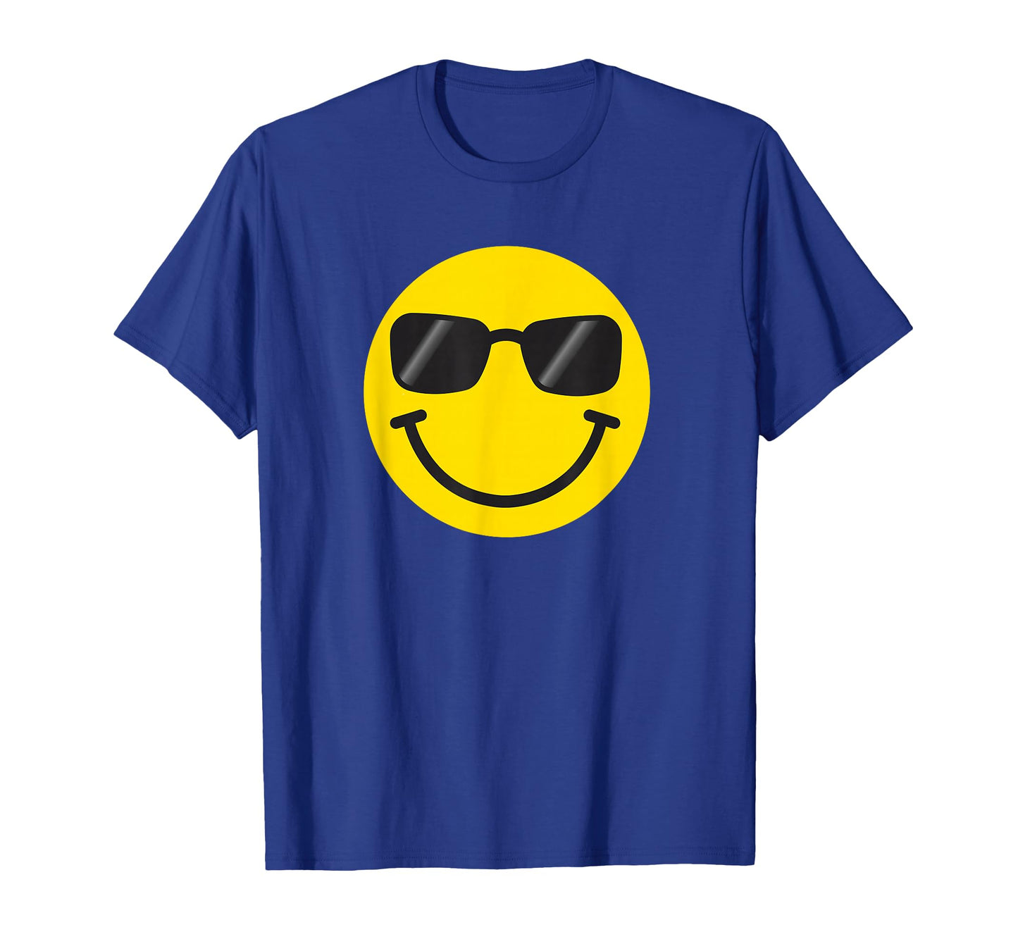 Funny Smiling Emoticon Men Women Graphic Happy Face Smile T-Shirt