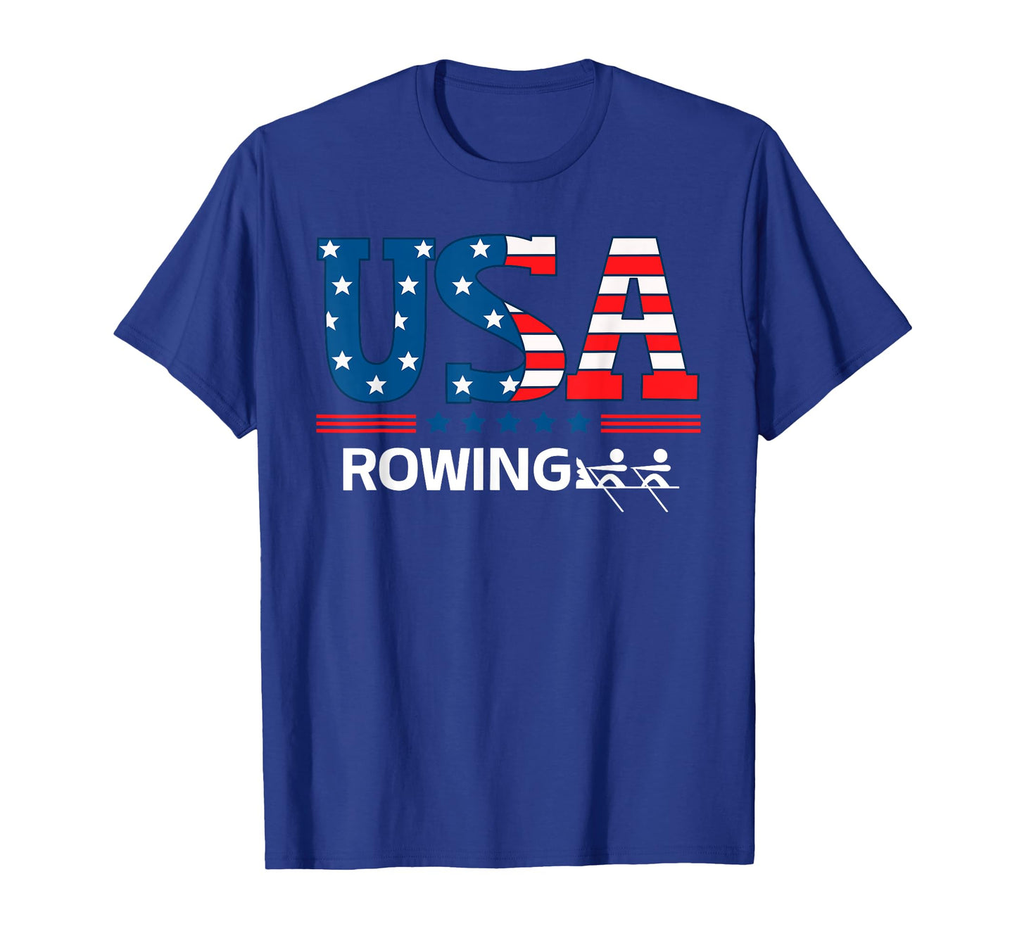 United States Flag Rowing USA Team Sport Rowing T-Shirt
