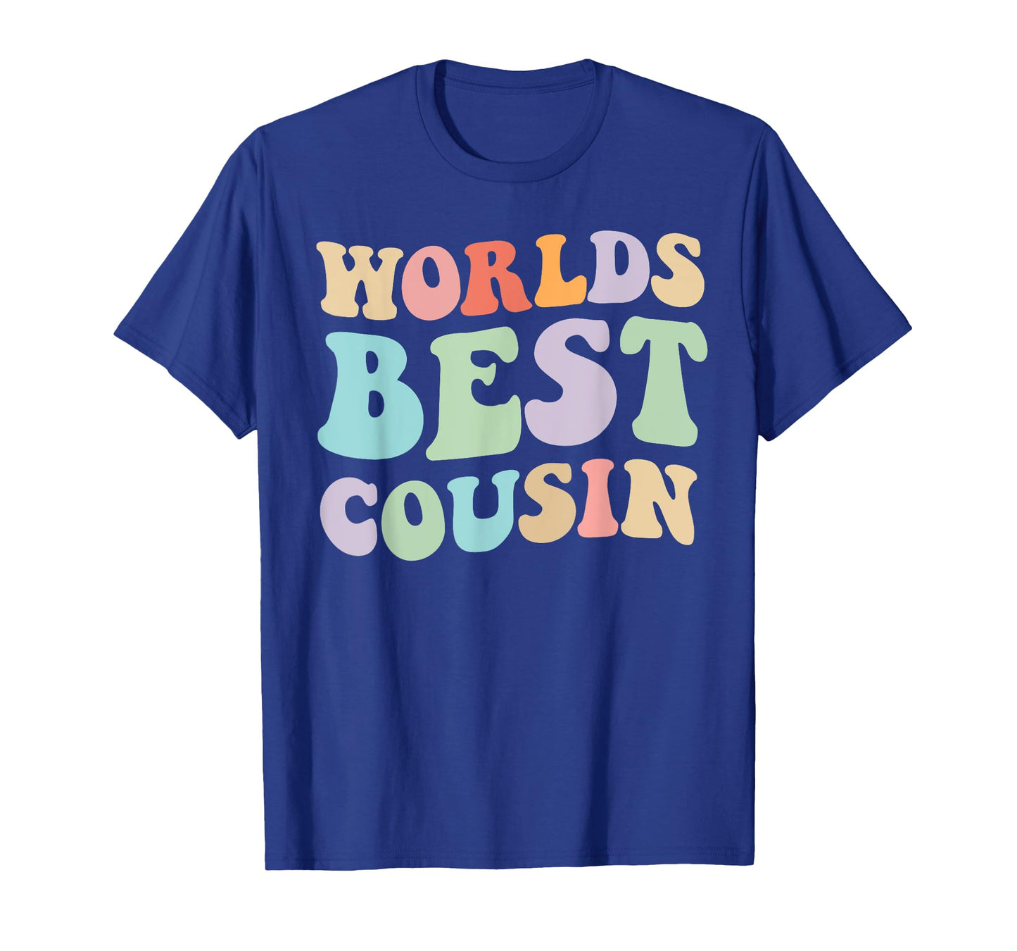 World's Best Cousin Retro Graphic – Fun and Colorful Cousin T-Shirt