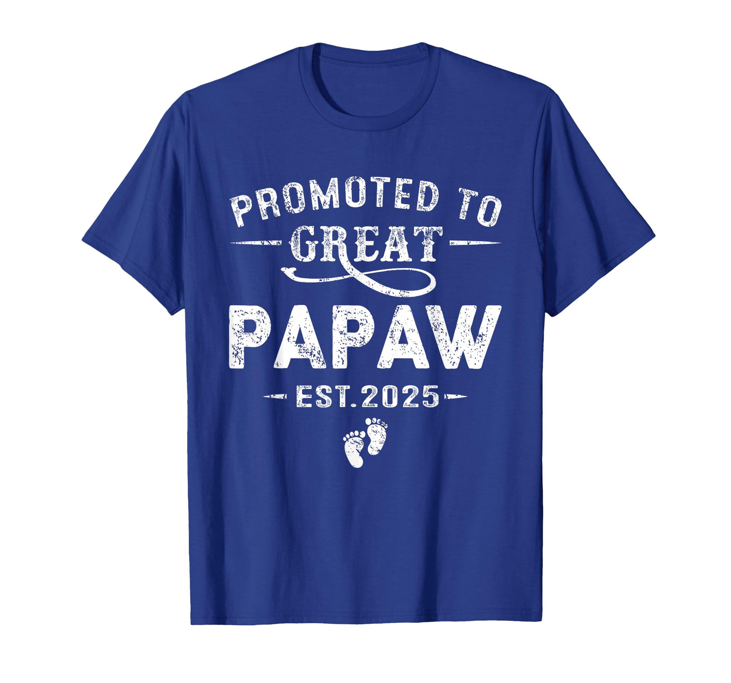 Promoted To Great Papaw Est 2025 Pregnancy Announcement T-Shirt