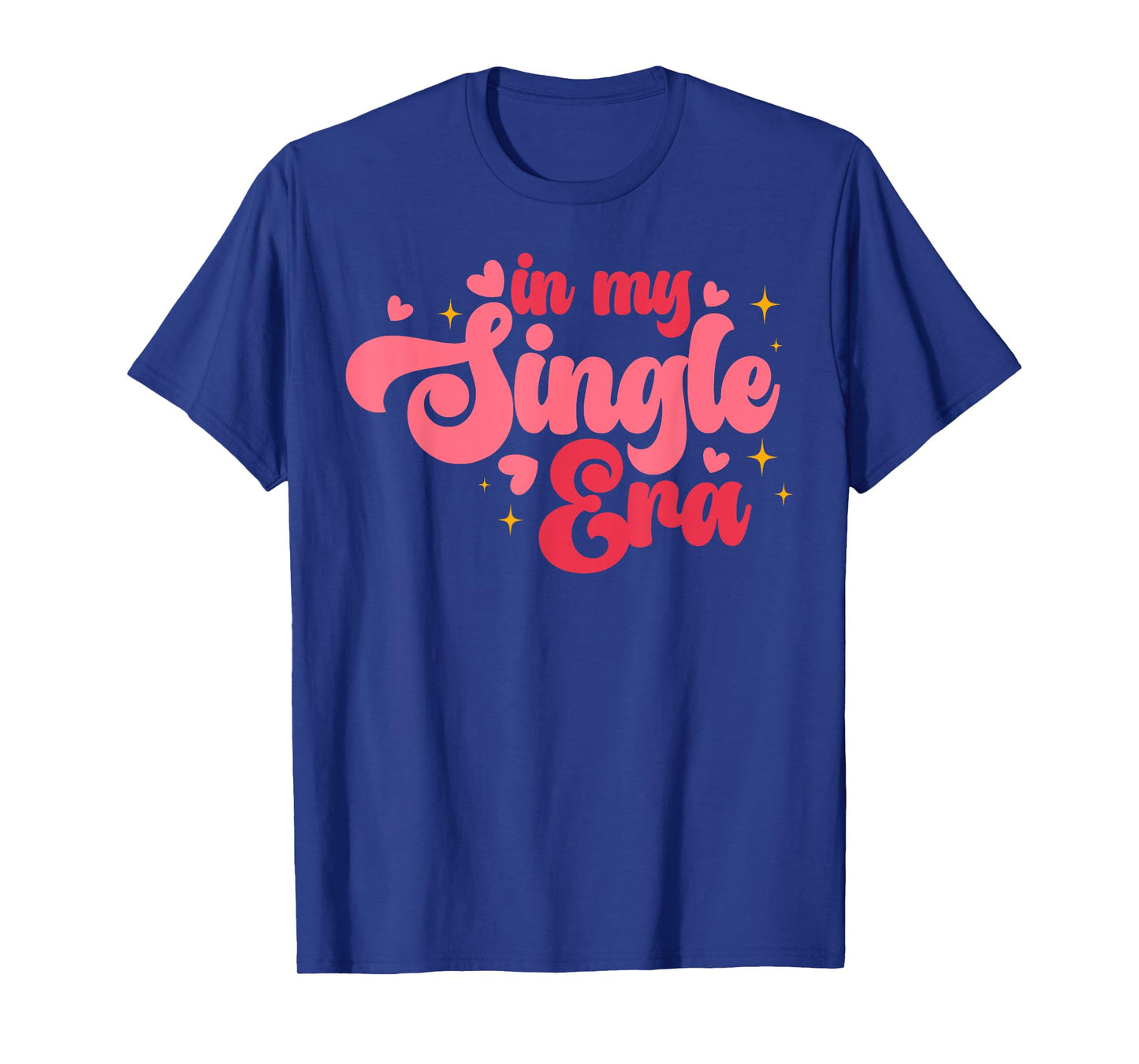 Retro Groovy In My Single Era Anti Cupid Anti Valentines Day T-Shirt