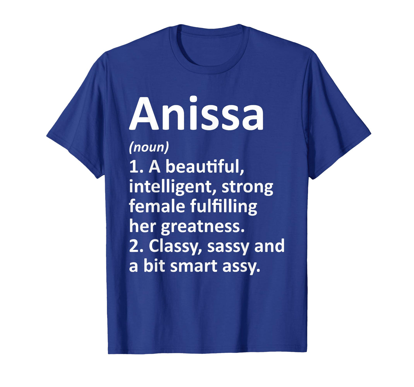 ANISSA Definition Personalized Name Funny Christmas Gift T-Shirt