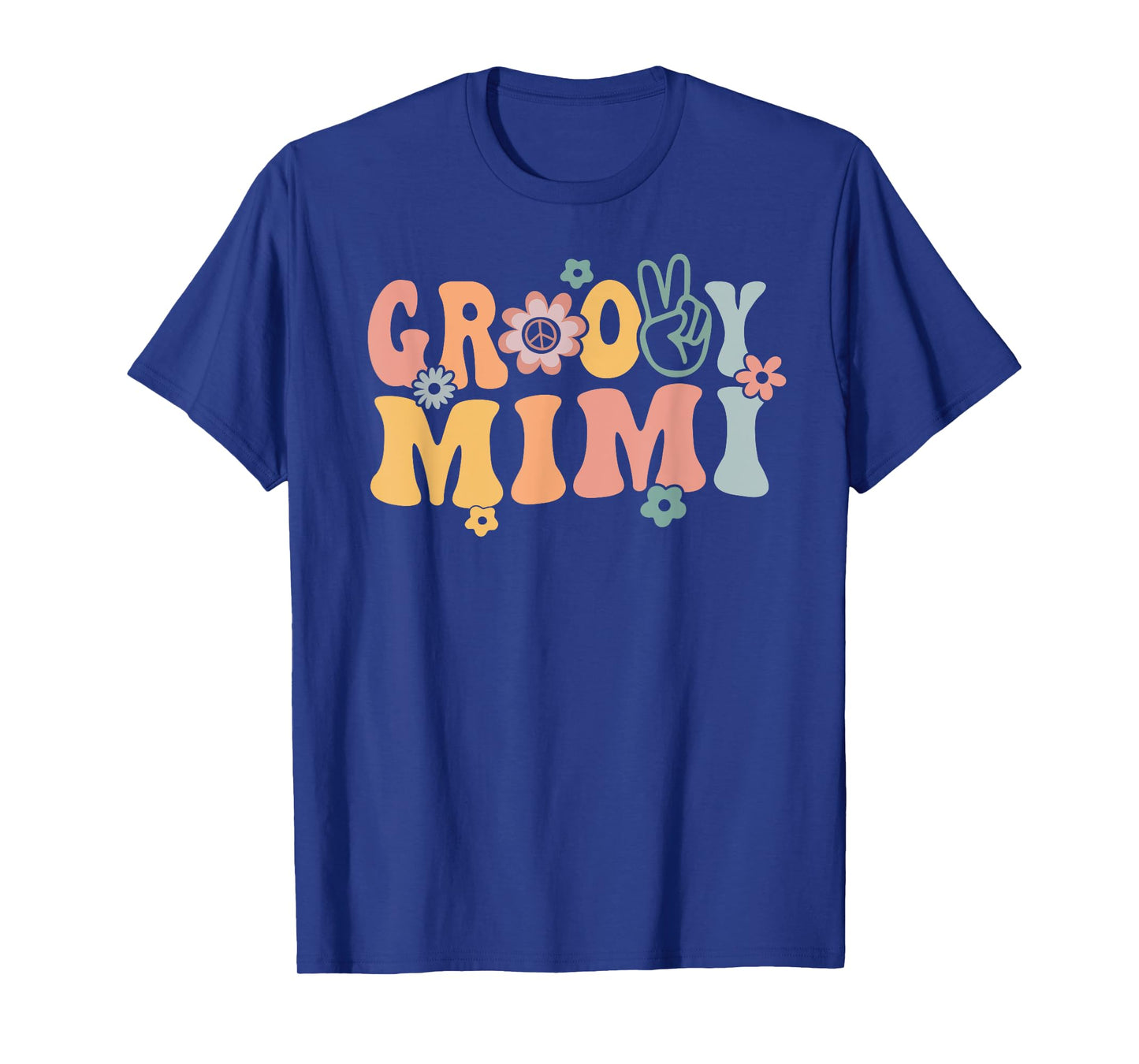 Groovy Mimi Retro Grandma Matching Family 1st Birthday Party T-Shirt