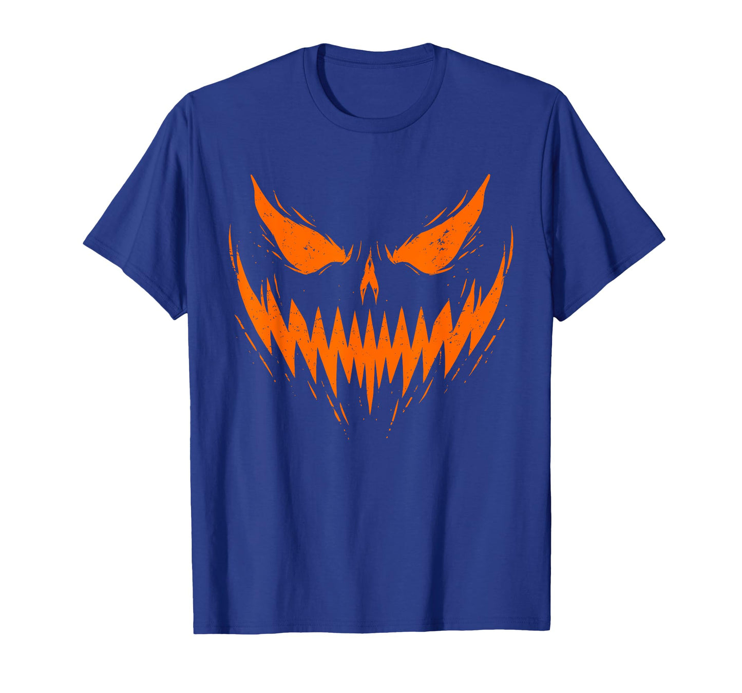 Jack O Lantern Face Scary Spooky Pumpkin Halloween Men Boys T-Shirt