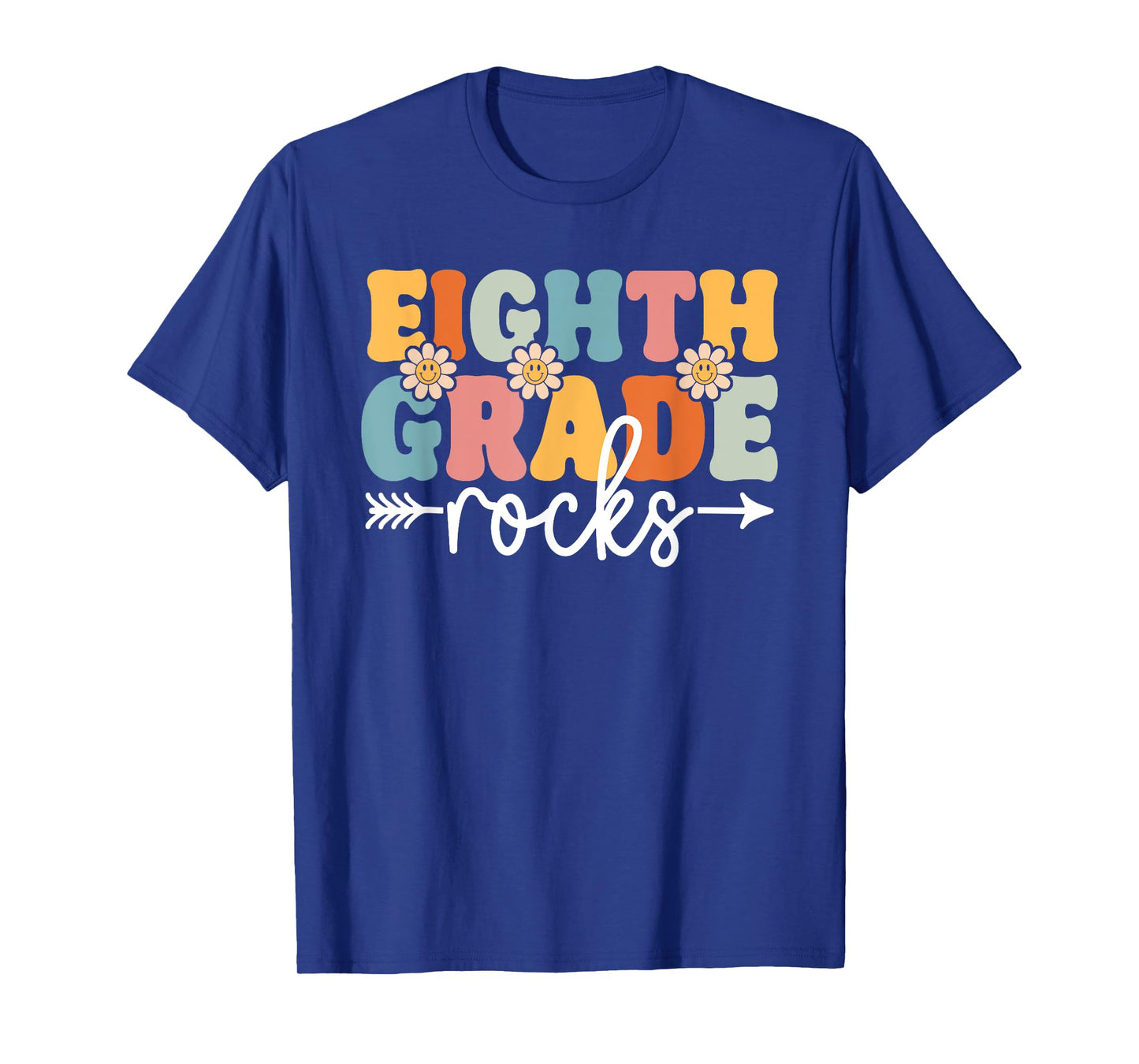 Eighth Grade Rocks Back To School Teachers Students Men Women Kids T-Shirt