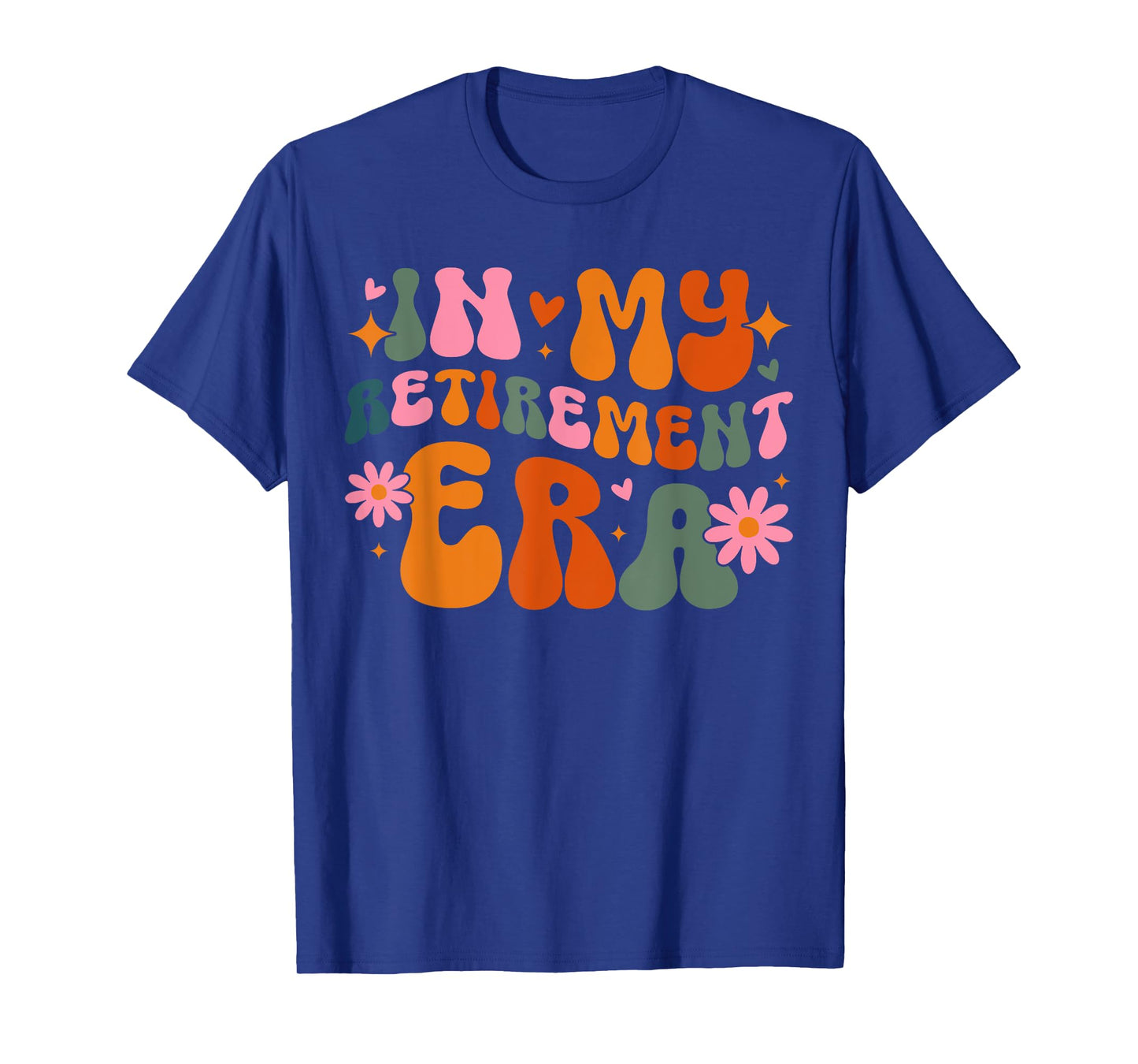 In My Retirement Era Retro Groovy Teacher Retired 2024 Women T-Shirt