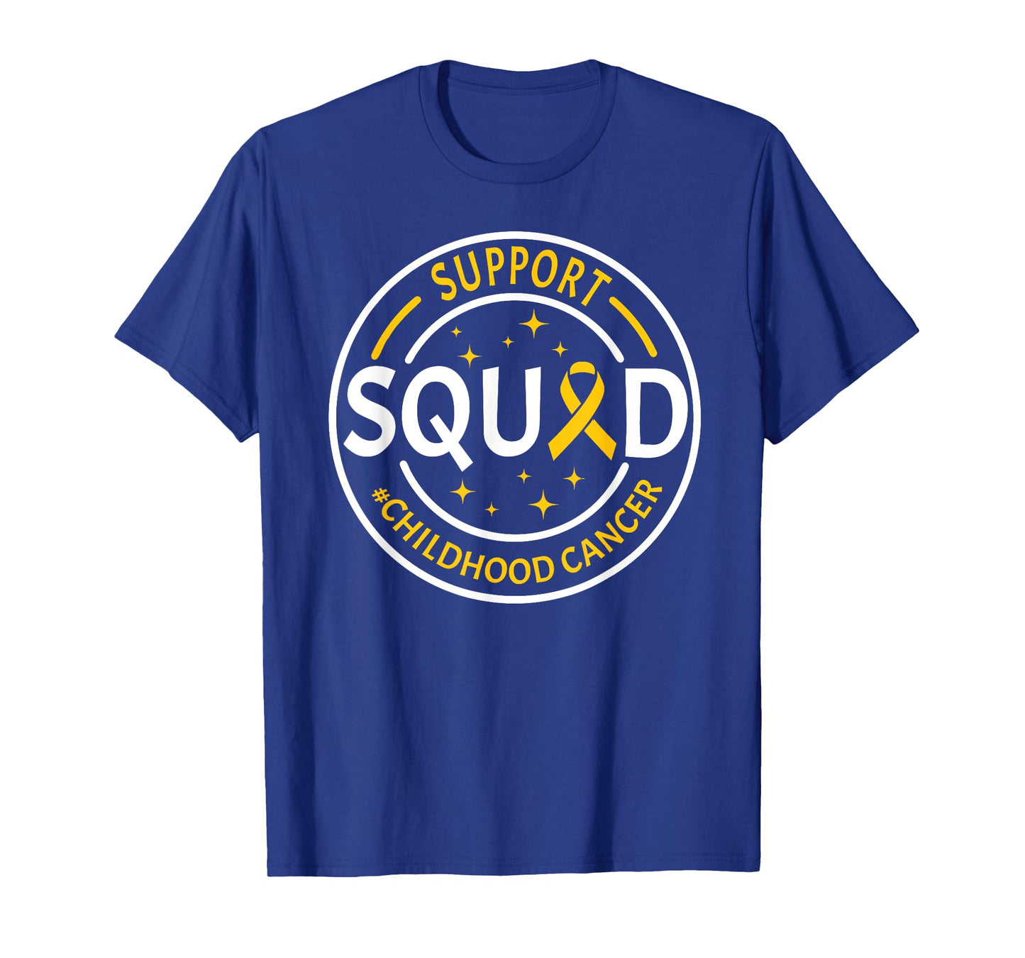 Childhood Cancer Awareness Support Squad Gold Ribbon Kids T-Shirt