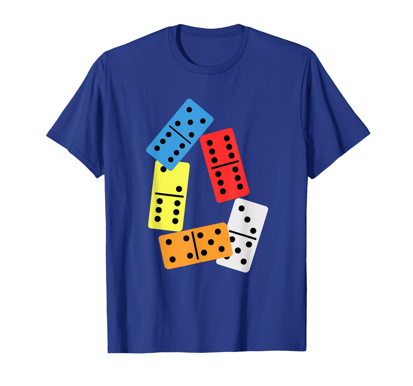 Colorful Domino Tiles Dominoes Domino Effect Tactics Gift T-Shirt