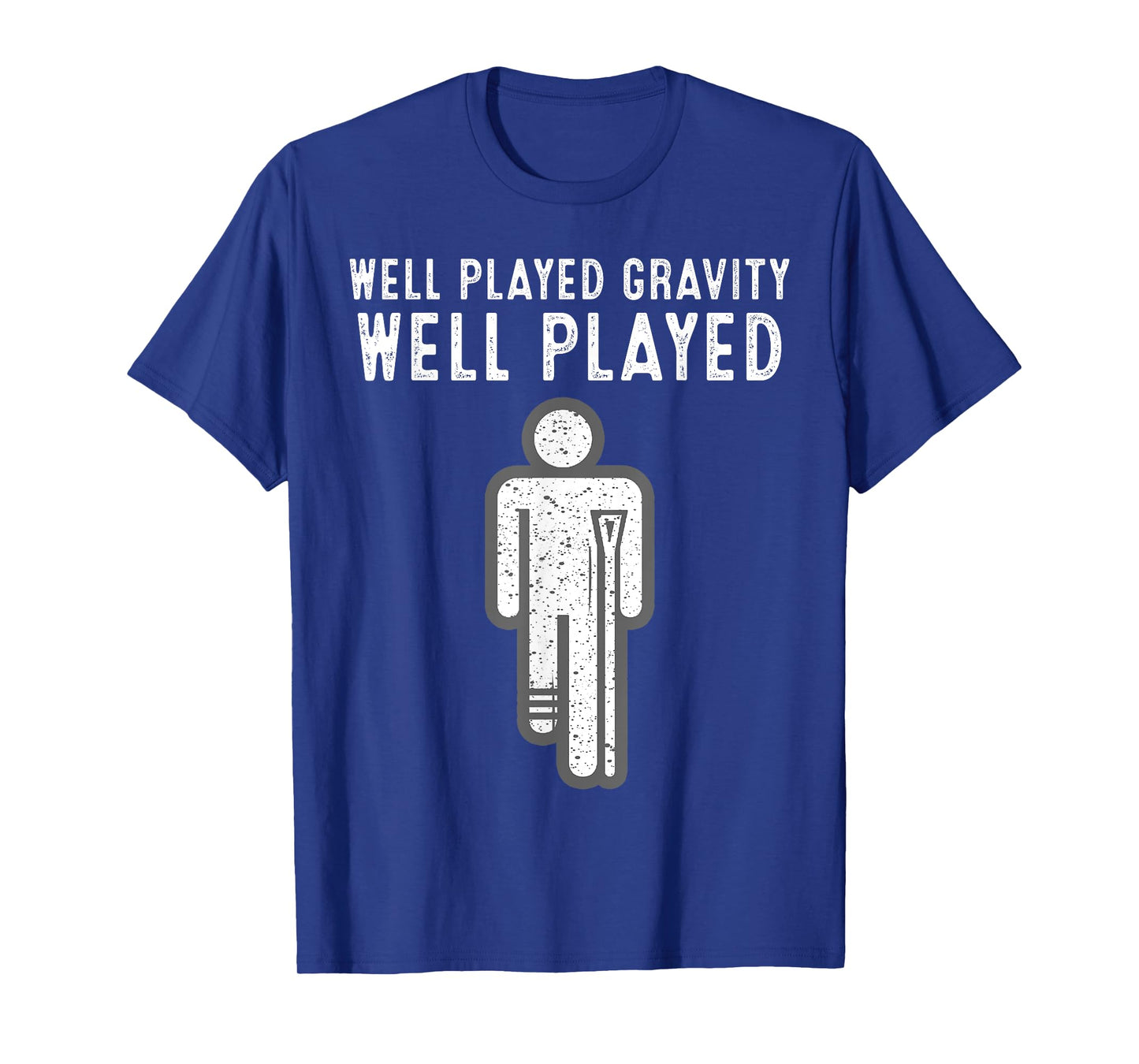 Funny Broken Leg Art For Men Women Foot Surgery Recovery T-Shirt