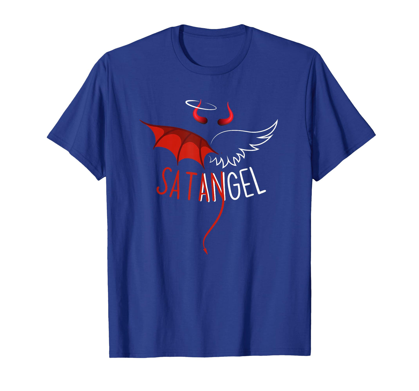 Half Angel Half Devil Tee Gothic Emo Aesthetic Graphic T-Shirt
