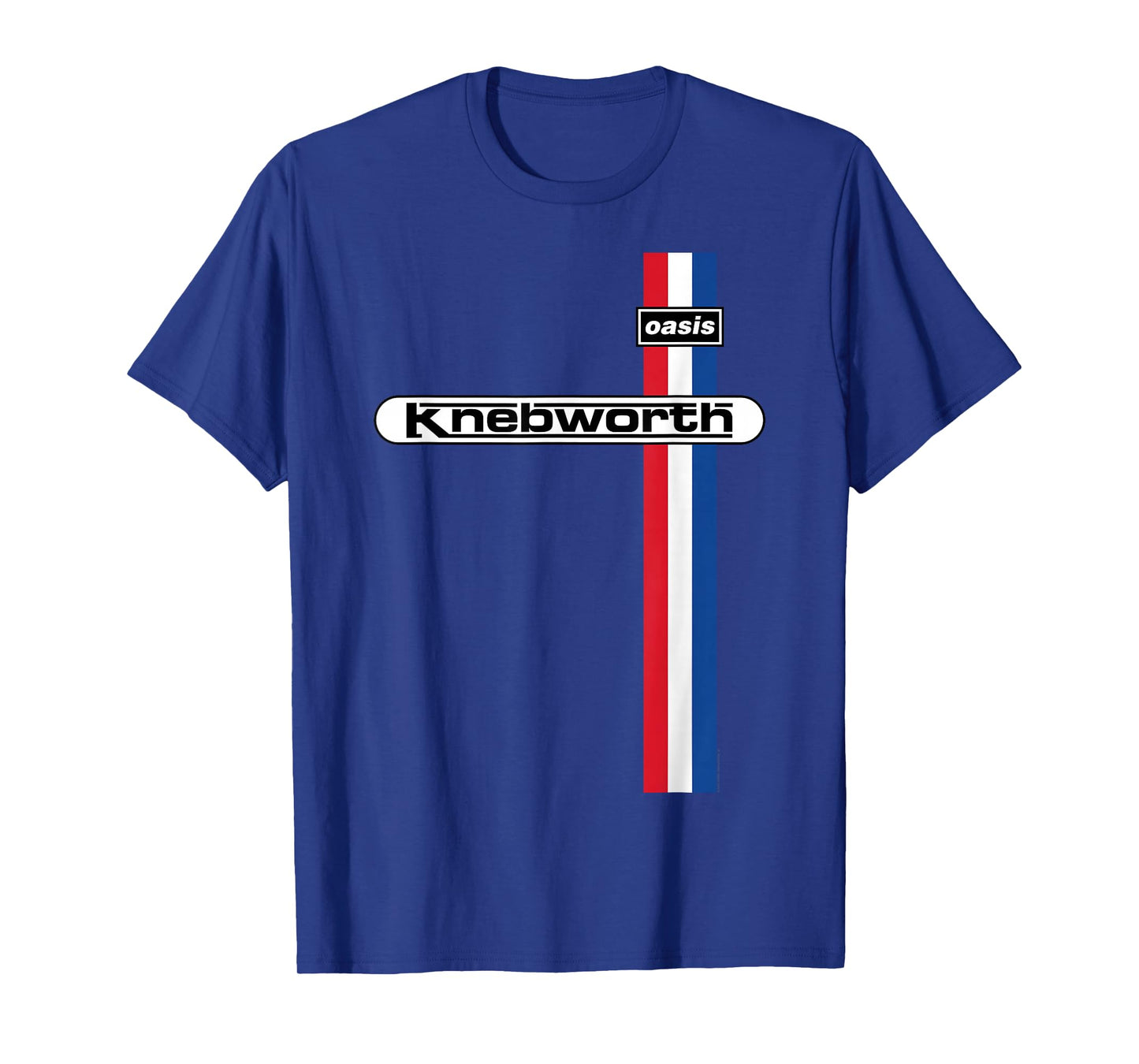 Oasis Navy T-Shirt for Unisex-Adults, Small, Blue, Short Sleeve, Crew Neck, Classic Fit