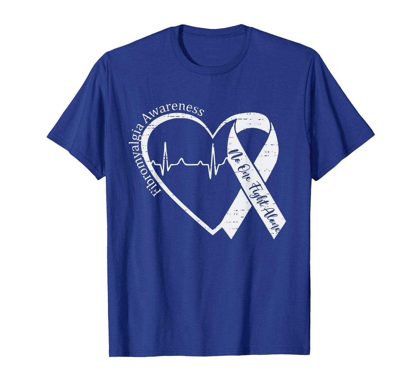 Fibromyalgia Awareness Heart Fibro Warrior Support Family T-Shirt