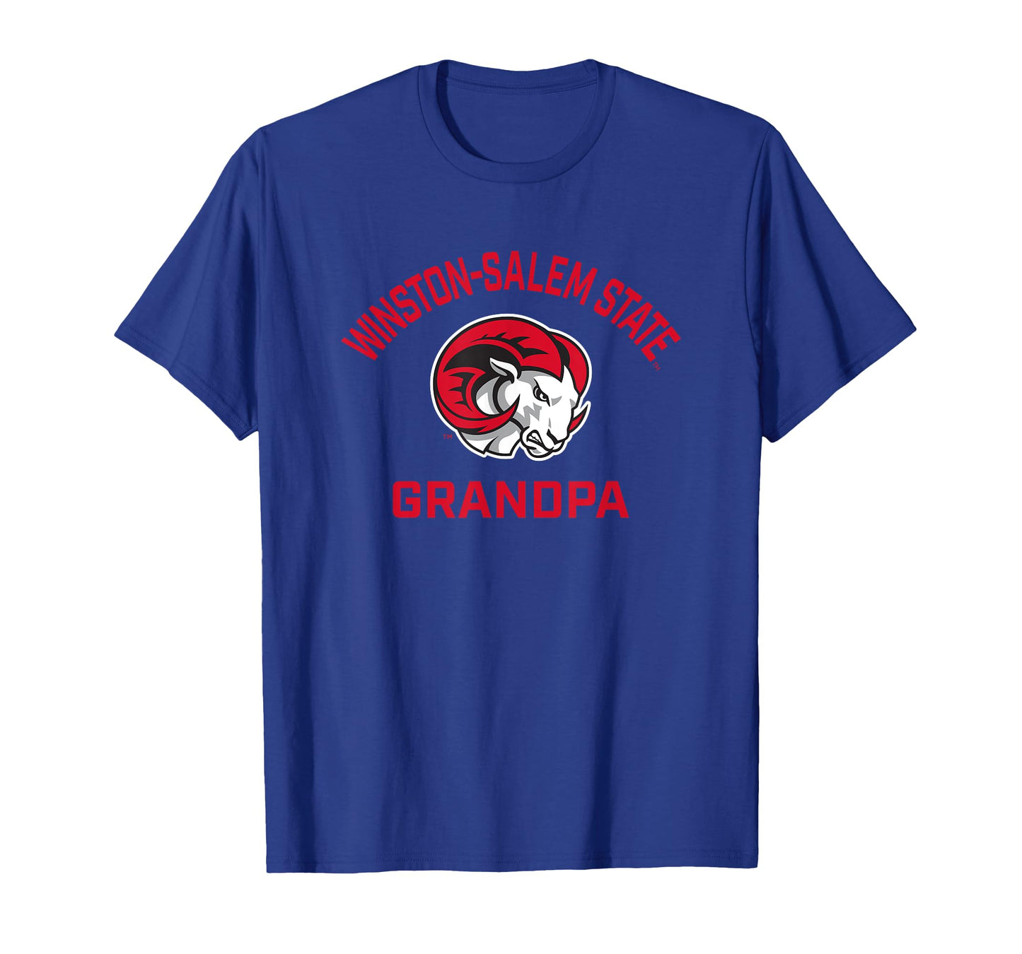 Winston-Salem State University WSSU Rams Arched Grandpa T-Shirt