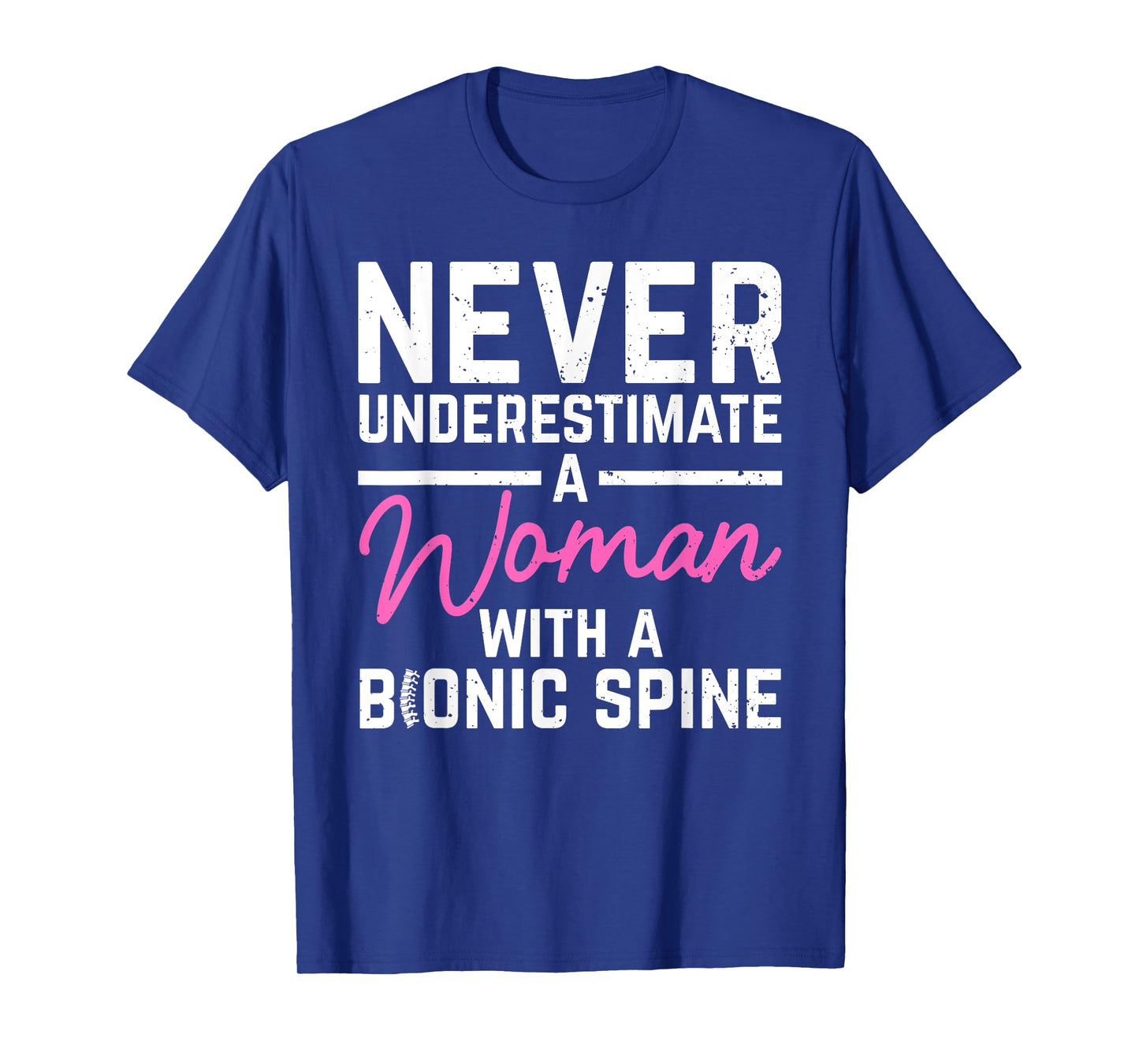 Spine Surgery Art for Women Spinal Fusion After Back Surgery T-Shirt