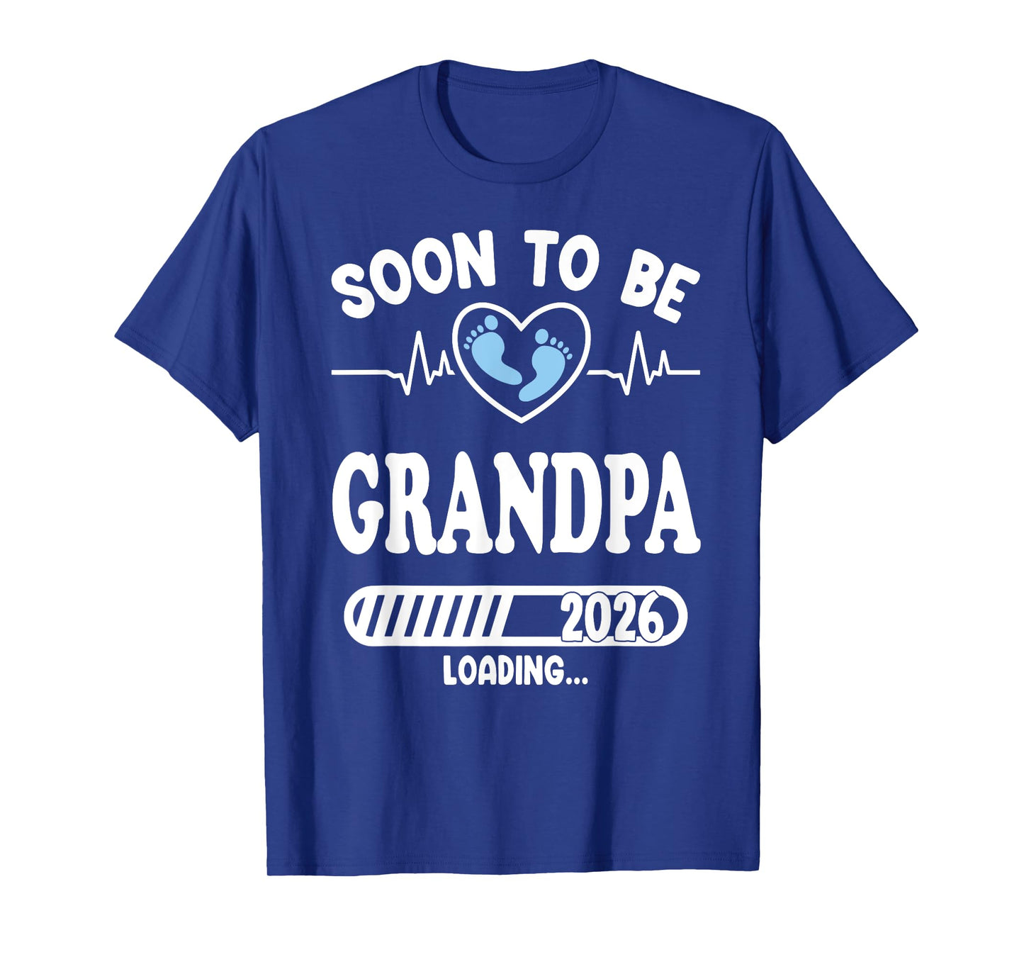Soon to Be Grandpa 2026 Loading Funny Pregnancy Announcement T-Shirt